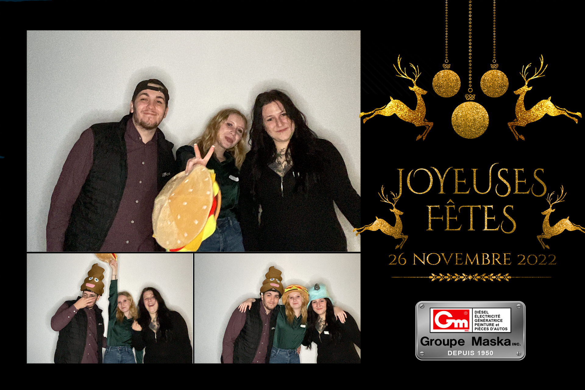 Party de Noël du Groupe Maska | View more photos from the event at album.pbooth.red/u/Photobooth-RED/Party-de-Noël-du-Groupe-Maska