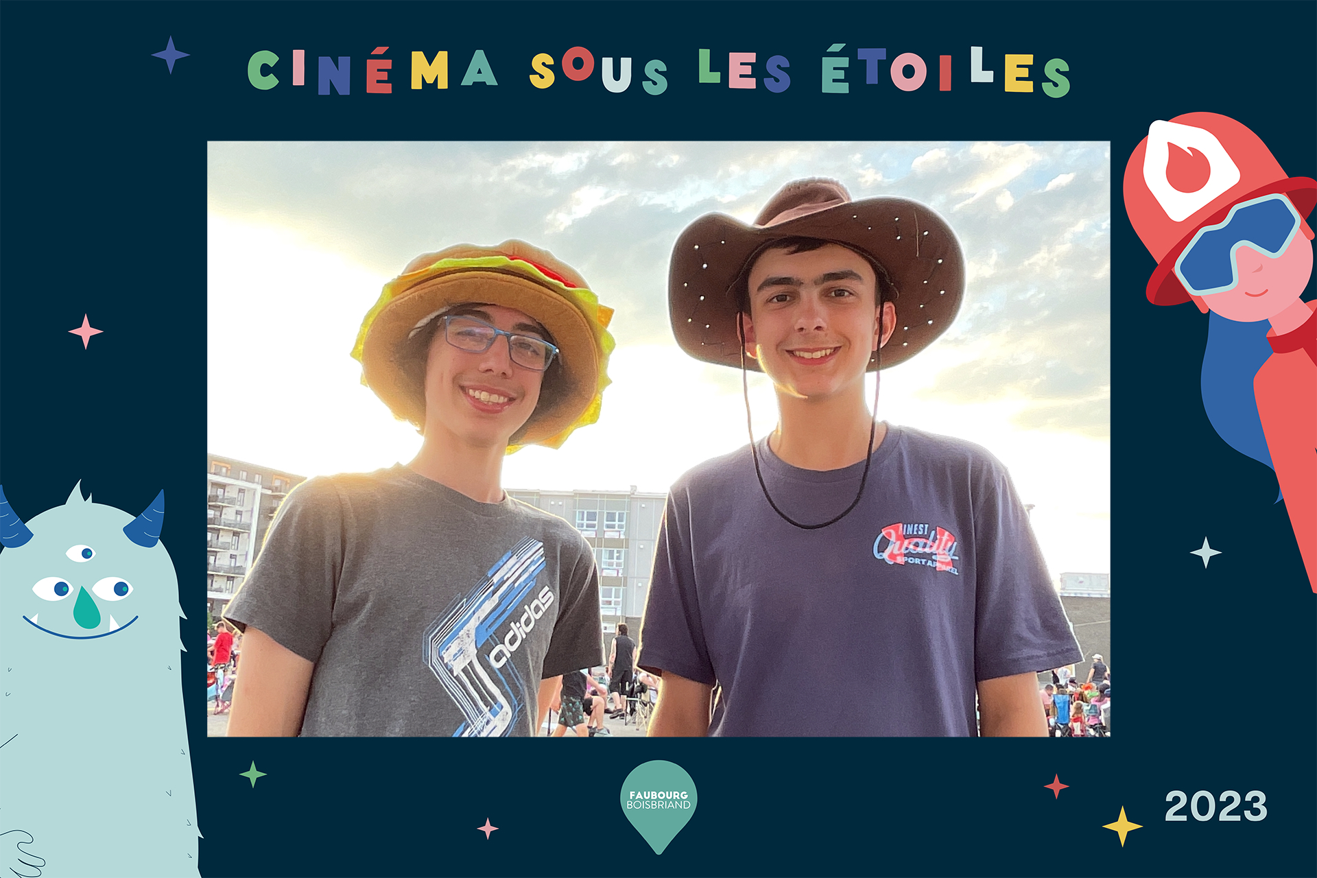 Cinéma sous les étoiles - 8 JUIL | View more photos from the event at album.pbooth.red/u/Photobooth-RED/Cinéma-sous-les-étoiles-8-JUIL