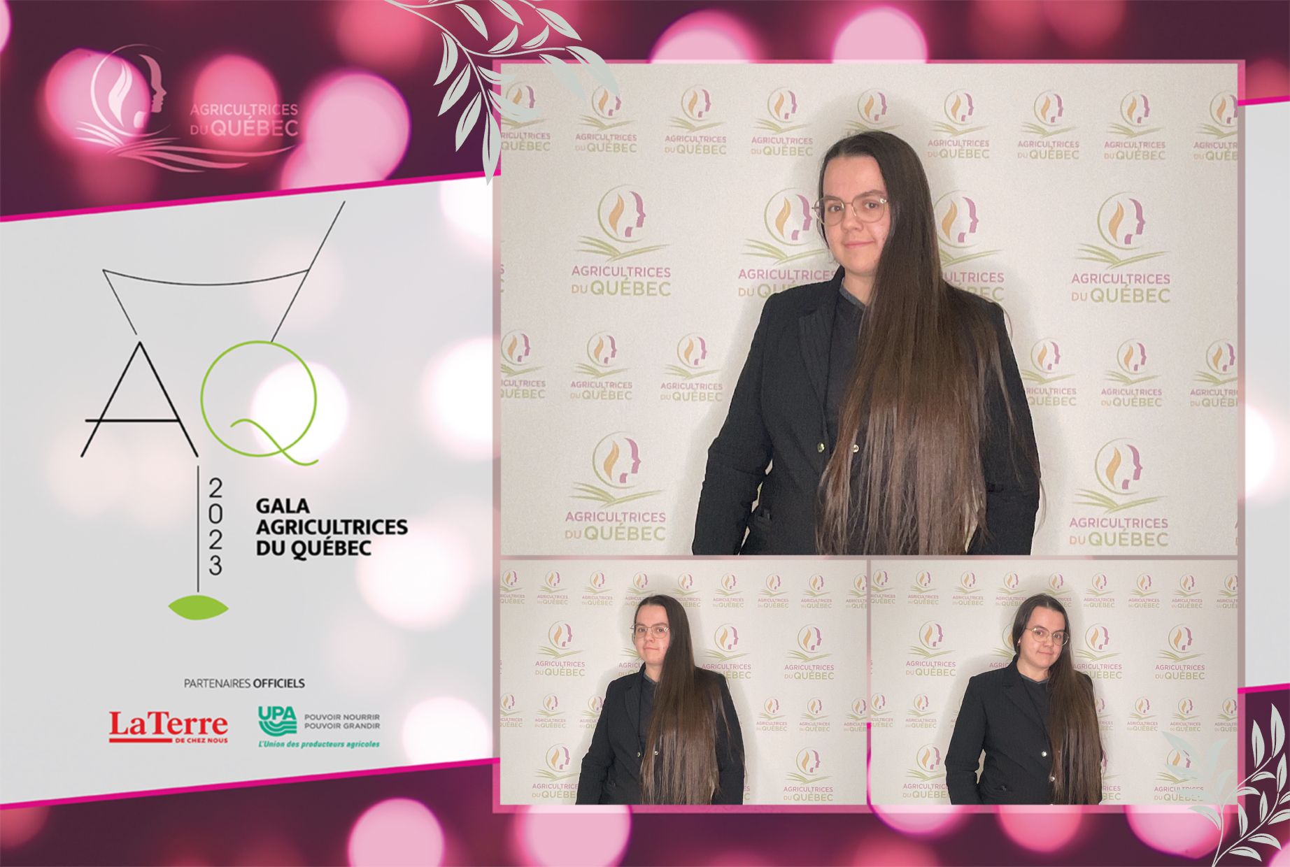 Gala Agricultrice Du Québec 2023 | View more photos from the event at album.pbooth.red/u/Photobooth-RED/Gala-Agricultrice-Du-Québec-2023