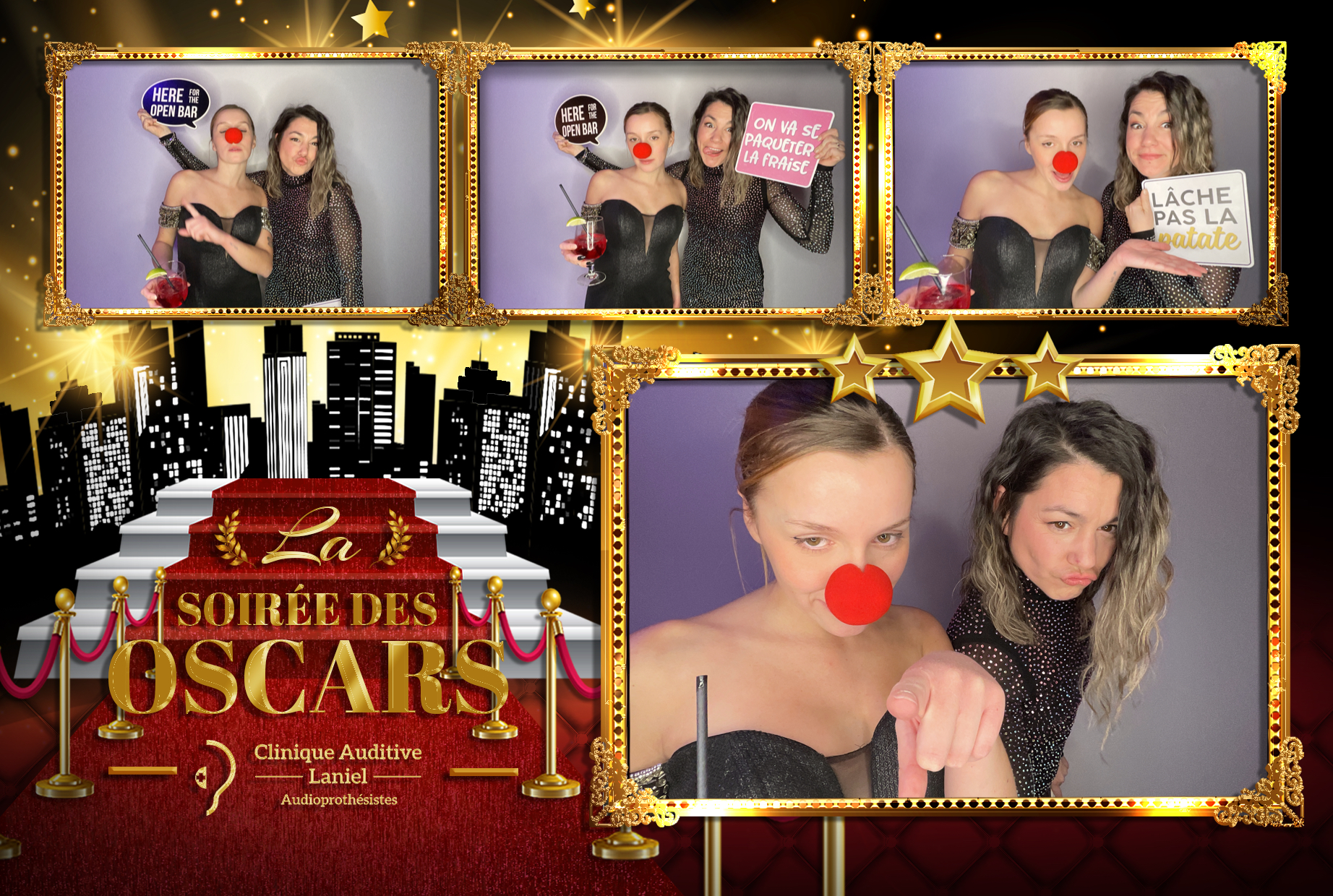 La soirée des Oscars - Clinique auditive Laniel | View more photos from the event at album.pbooth.red/u/Photobooth-RED/La-soirée-des-Oscars-Clinique-auditive-Laniel