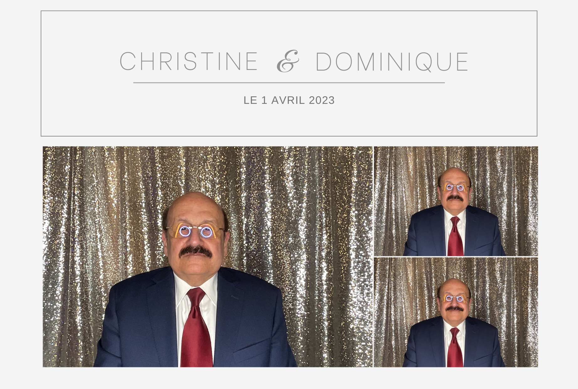 Mariage de Christine & Dominique | View more photos from the event at album.pbooth.red/u/Photobooth-RED/Mariage-de-Christine-Dominique