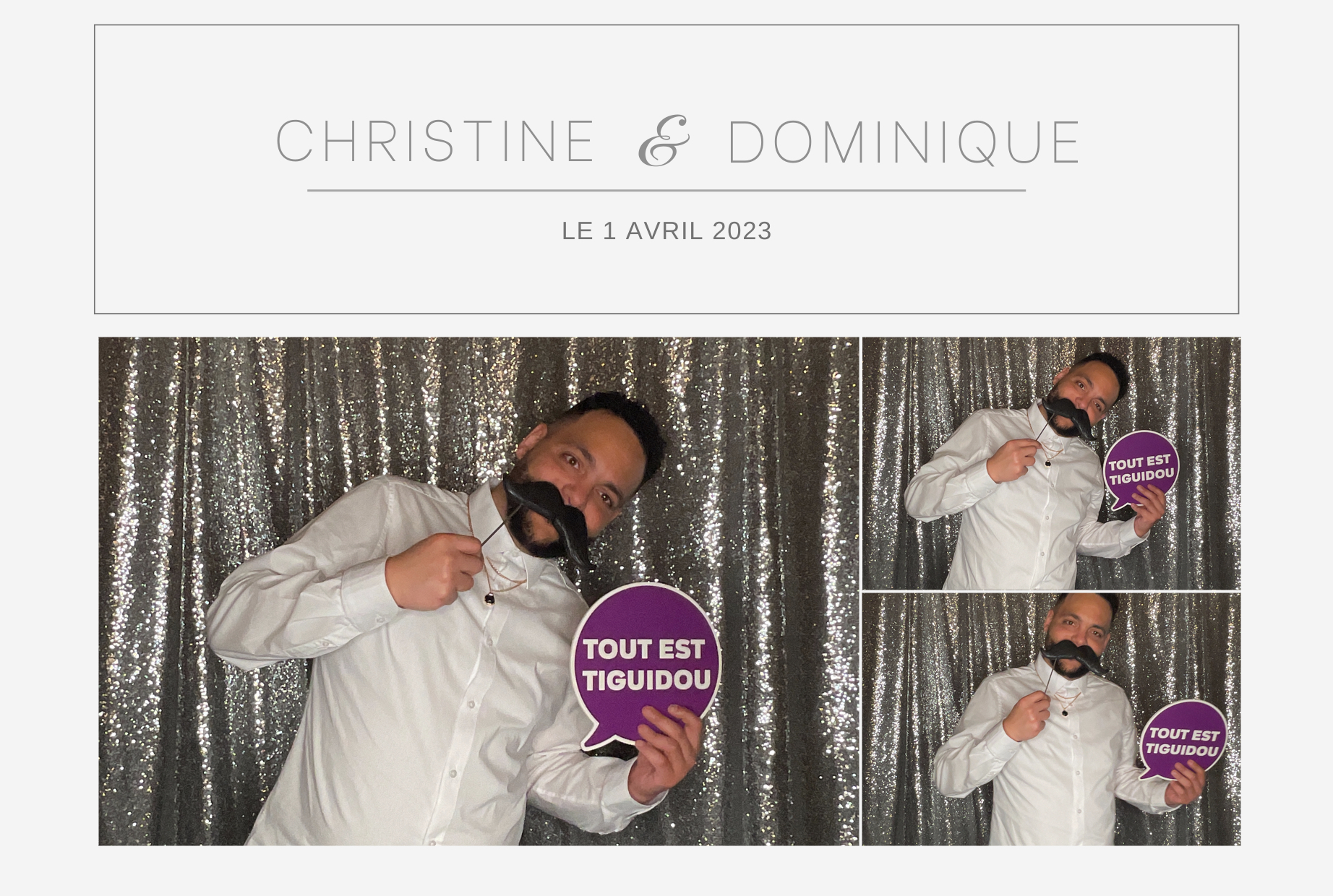 Mariage de Christine & Dominique | View more photos from the event at album.pbooth.red/u/Photobooth-RED/Mariage-de-Christine-Dominique