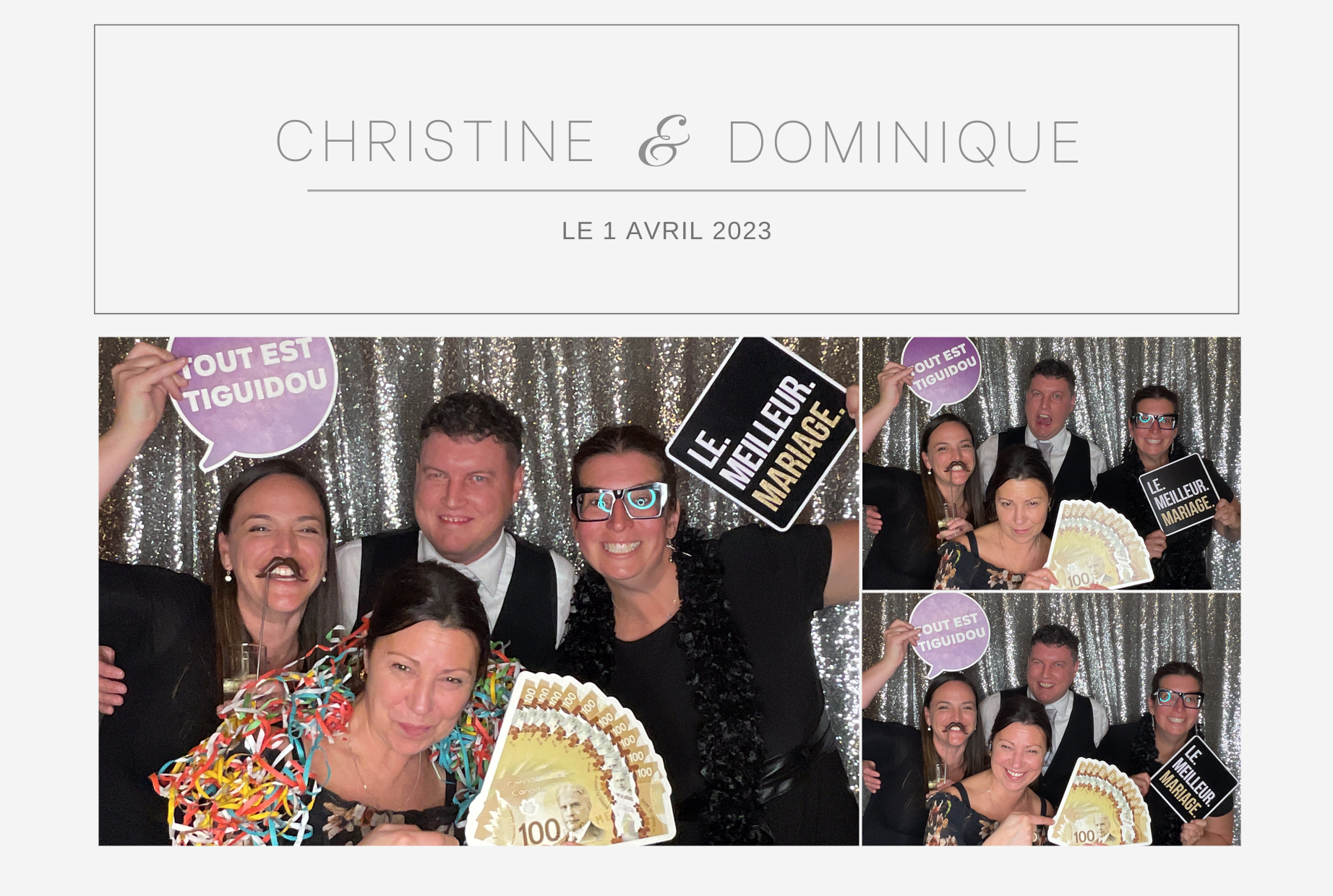 Mariage de Christine & Dominique | View more photos from the event at album.pbooth.red/u/Photobooth-RED/Mariage-de-Christine-Dominique