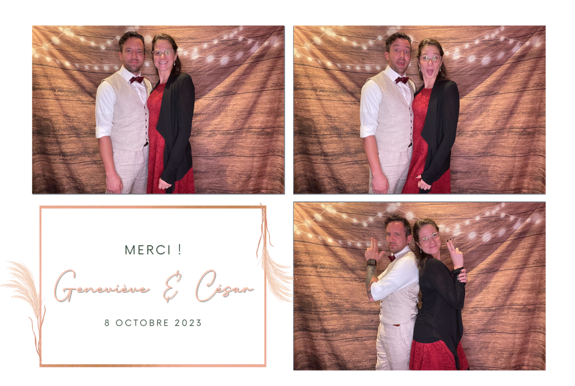 Mariage de Geneviève Et César | View more photos from the event at album.pbooth.red/u/Photobooth-RED/Mariage-de-Geneviève-Et-César
