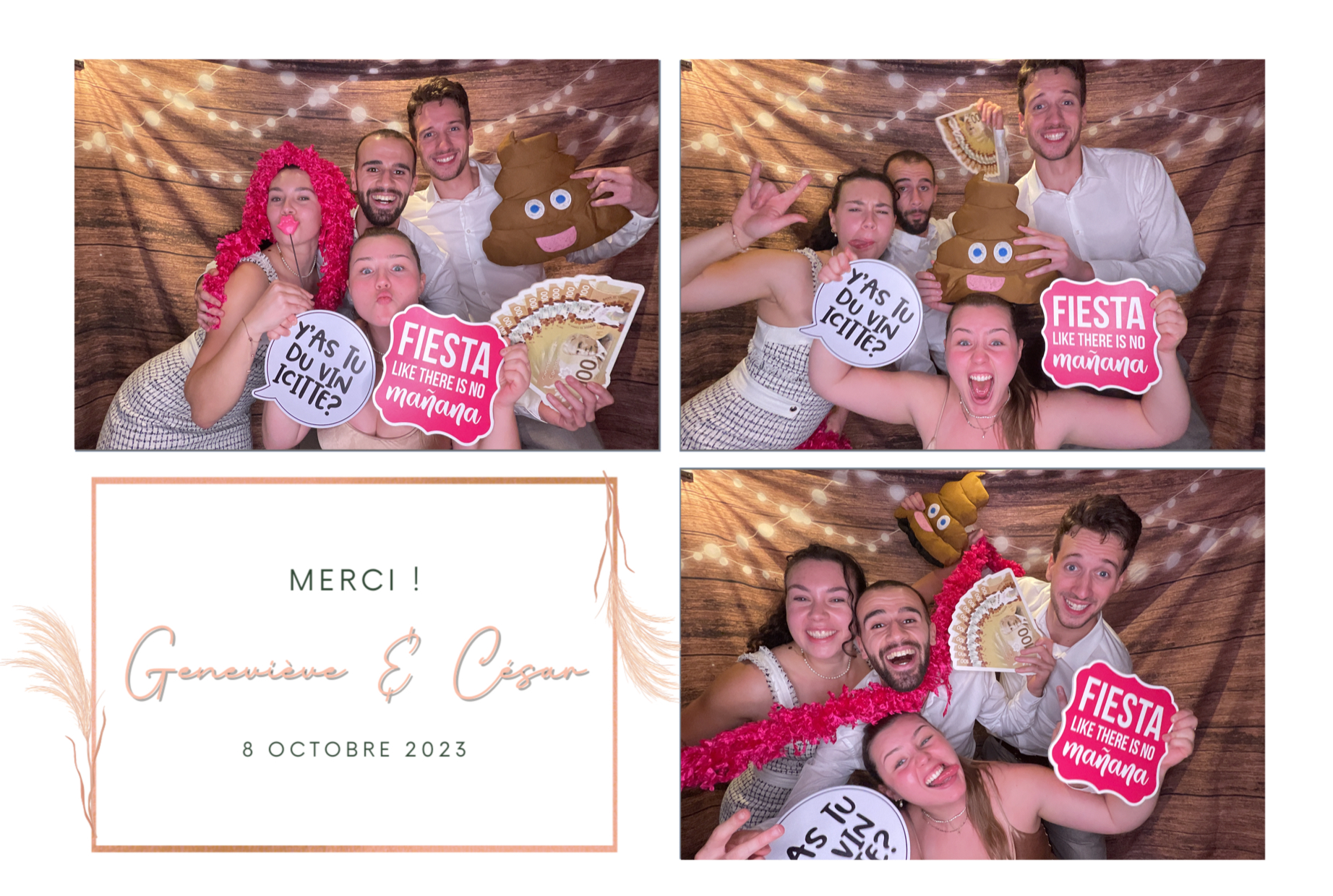 Mariage de Geneviève Et César | View more photos from the event at album.pbooth.red/u/Photobooth-RED/Mariage-de-Geneviève-Et-César