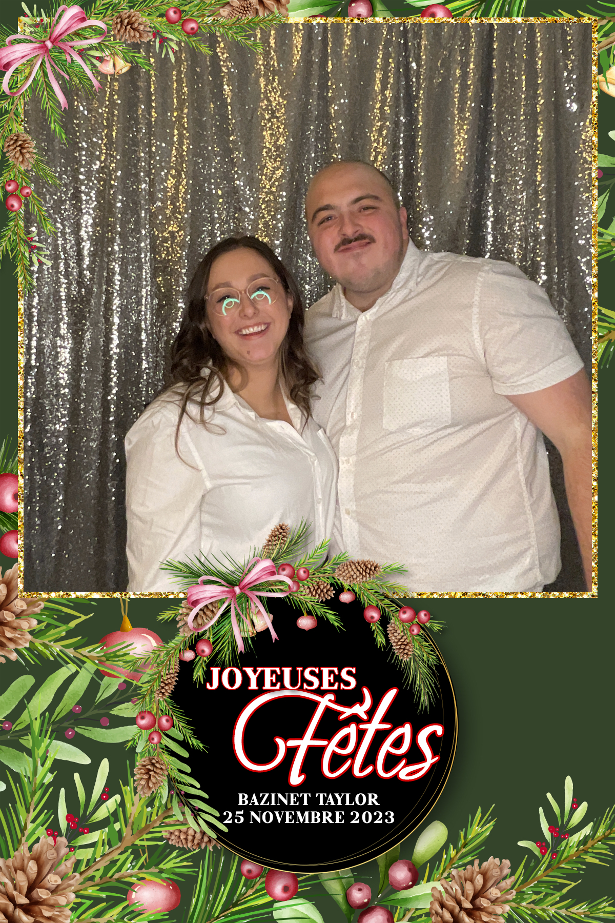 Party des Fêtes Bazinet Taylor 2023 | View more photos from the event at album.pbooth.red/u/Photobooth-RED/Party-des-Fêtes-Bazinet-Taylor-2023