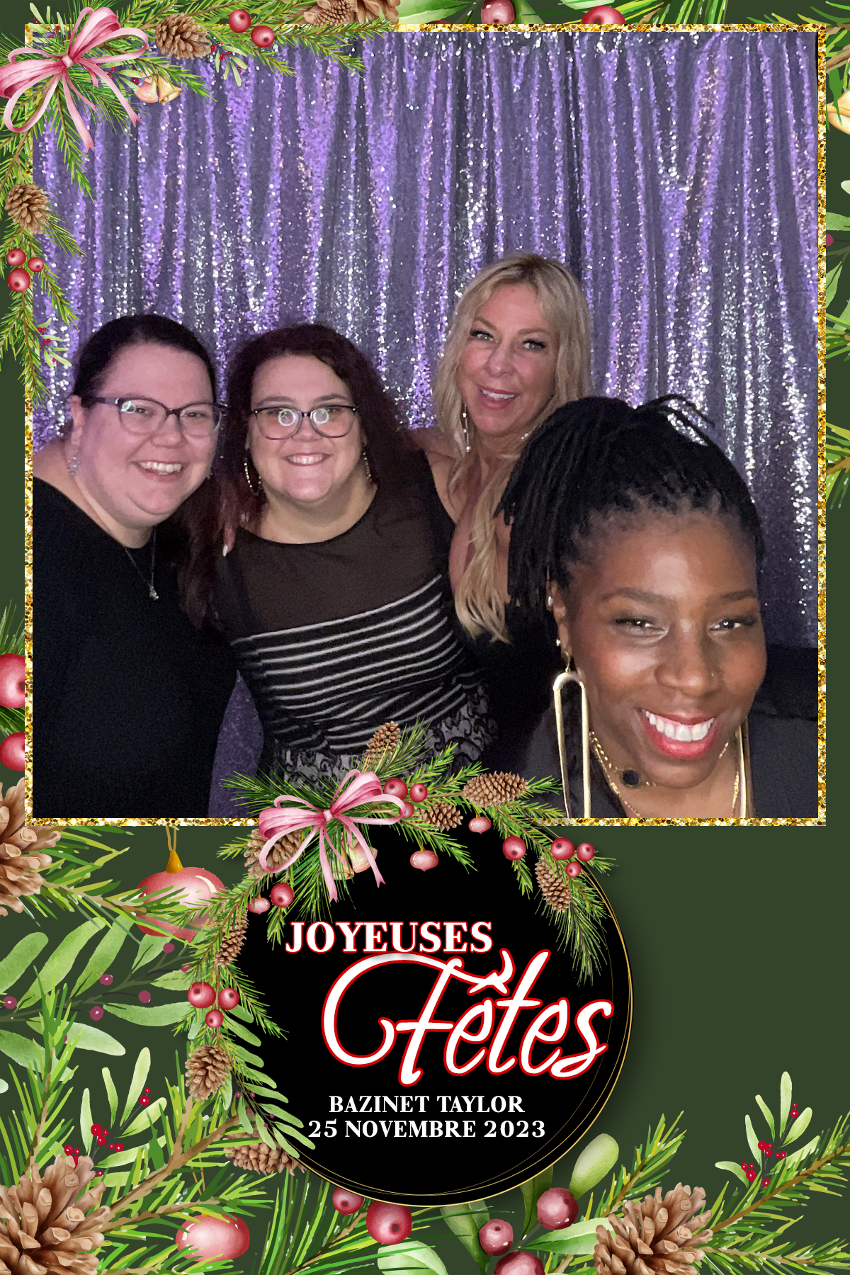 Party des Fêtes Bazinet Taylor 2023 | View more photos from the event at album.pbooth.red/u/Photobooth-RED/Party-des-Fêtes-Bazinet-Taylor-2023