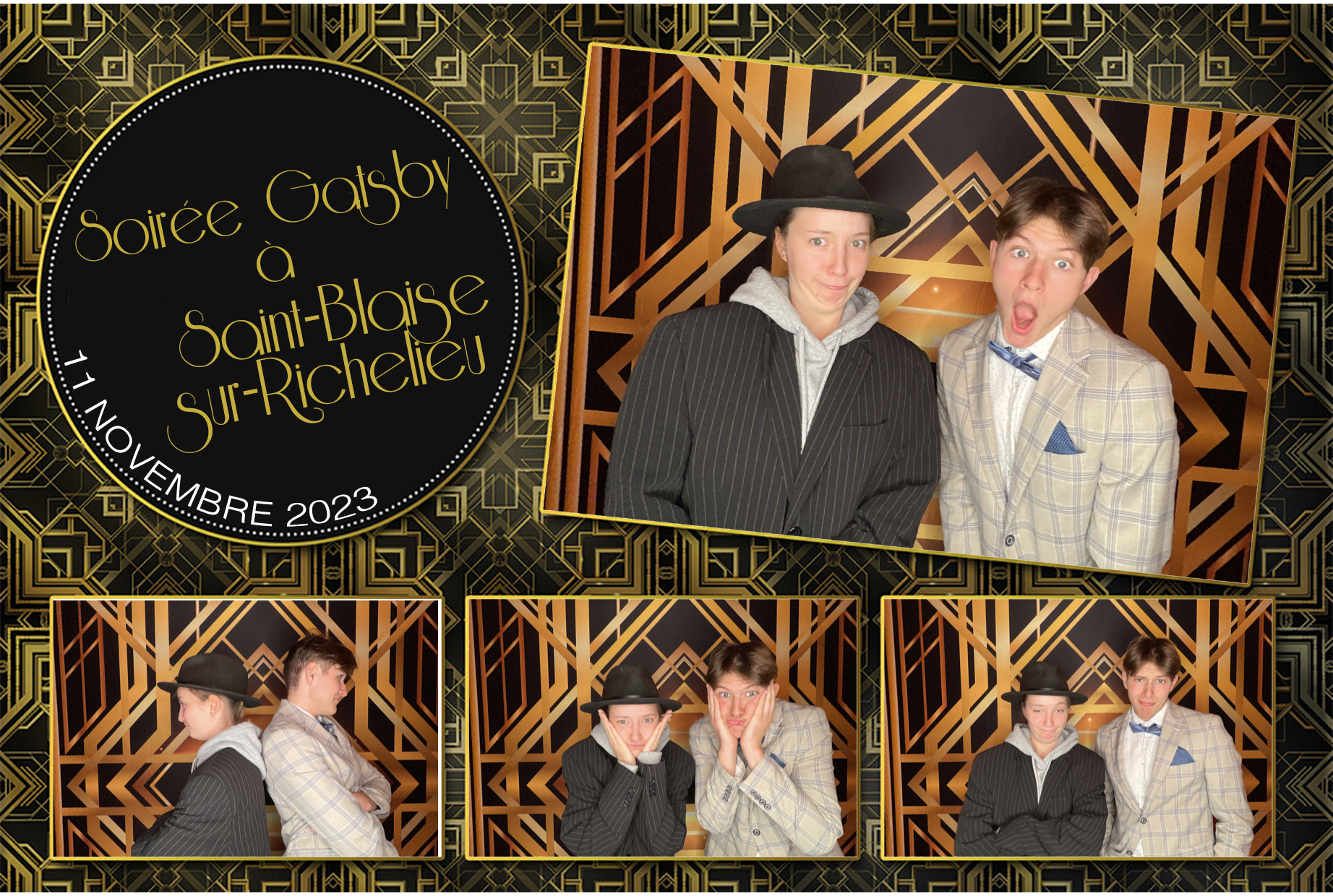Soirée Gatsby à Saint-Blaise-sur-Richelieu | View more photos from the event at album.pbooth.red/u/Photobooth-RED/Soirée-Gatsby-à-Saint-Blaise-sur-Richelieu