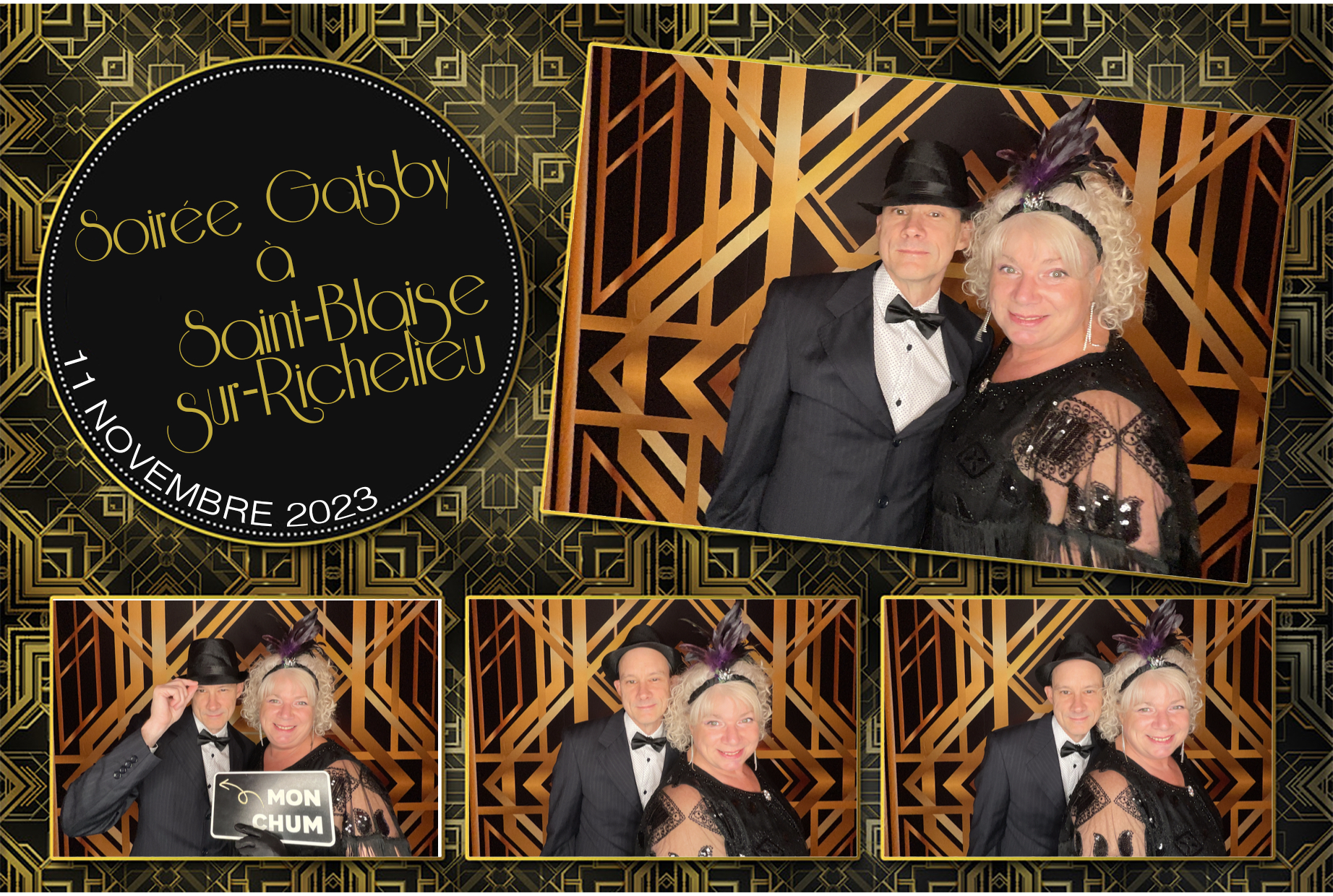 Soirée Gatsby à Saint-Blaise-sur-Richelieu | View more photos from the event at album.pbooth.red/u/Photobooth-RED/Soirée-Gatsby-à-Saint-Blaise-sur-Richelieu