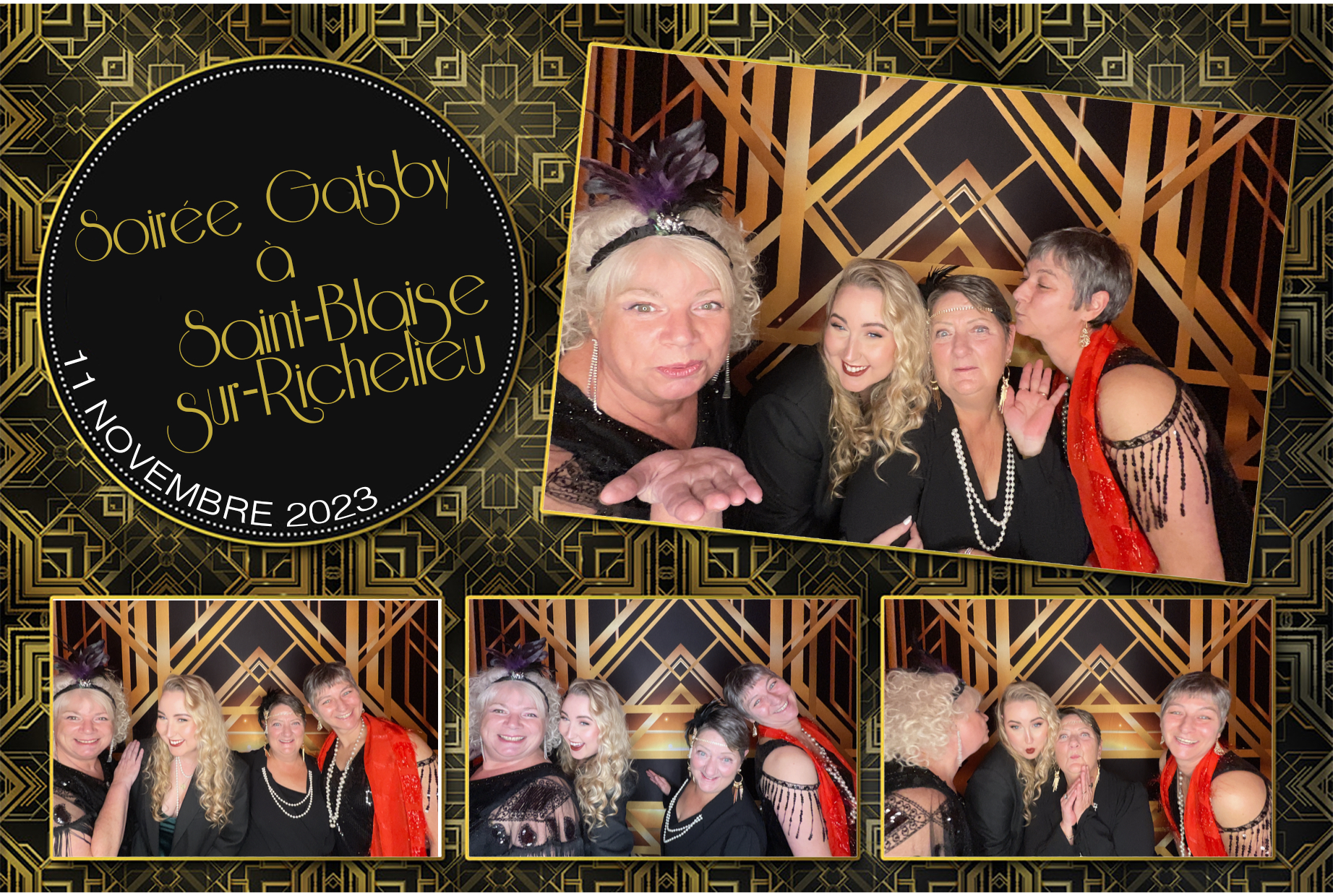 Soirée Gatsby à Saint-Blaise-sur-Richelieu | View more photos from the event at album.pbooth.red/u/Photobooth-RED/Soirée-Gatsby-à-Saint-Blaise-sur-Richelieu