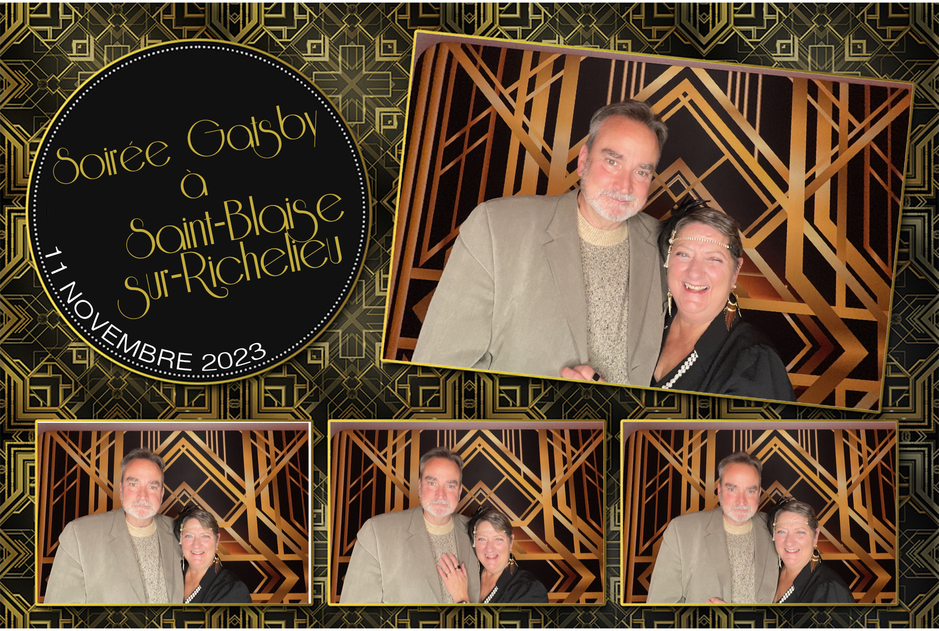 Soirée Gatsby à Saint-Blaise-sur-Richelieu | View more photos from the event at album.pbooth.red/u/Photobooth-RED/Soirée-Gatsby-à-Saint-Blaise-sur-Richelieu