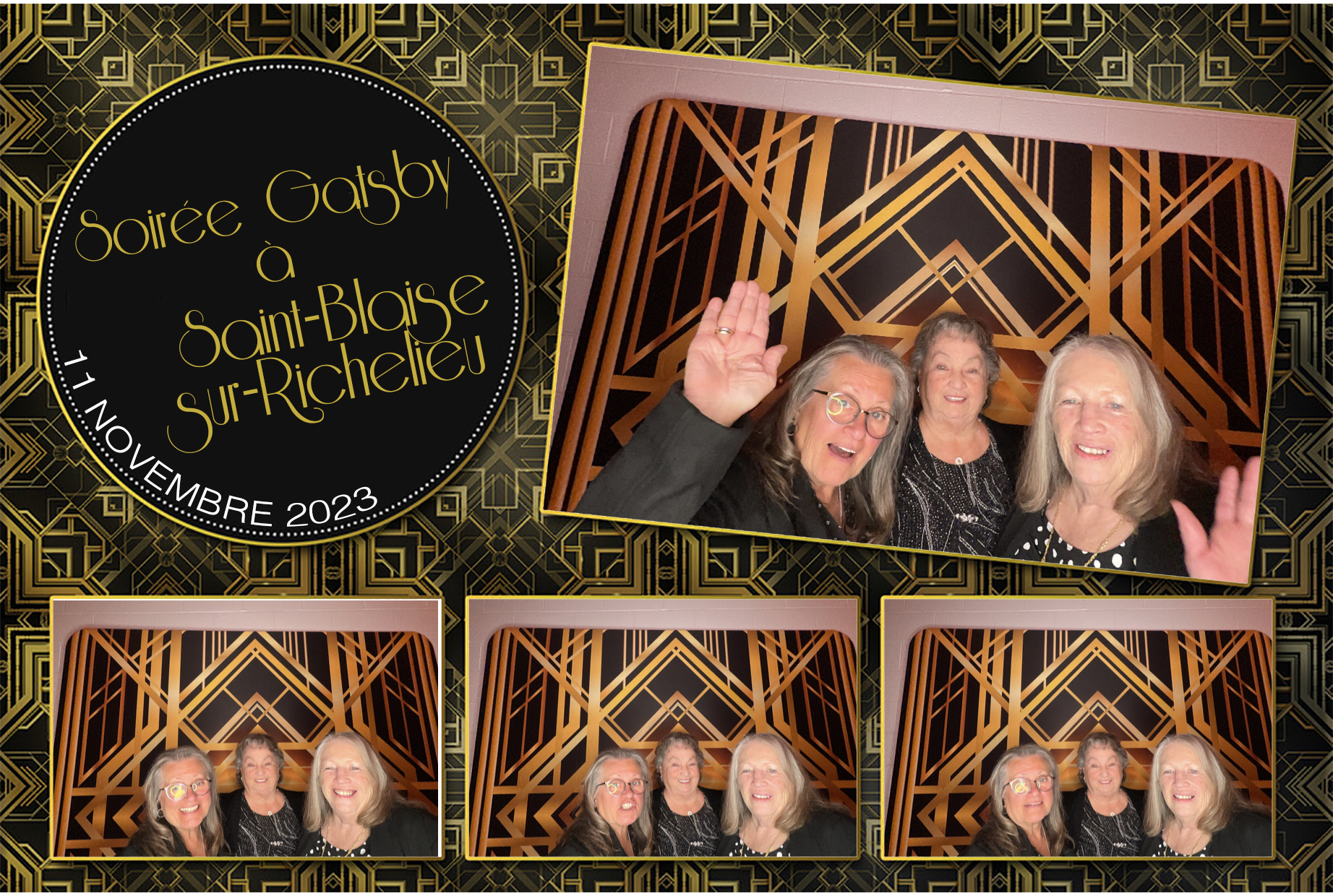 Soirée Gatsby à Saint-Blaise-sur-Richelieu | View more photos from the event at album.pbooth.red/u/Photobooth-RED/Soirée-Gatsby-à-Saint-Blaise-sur-Richelieu