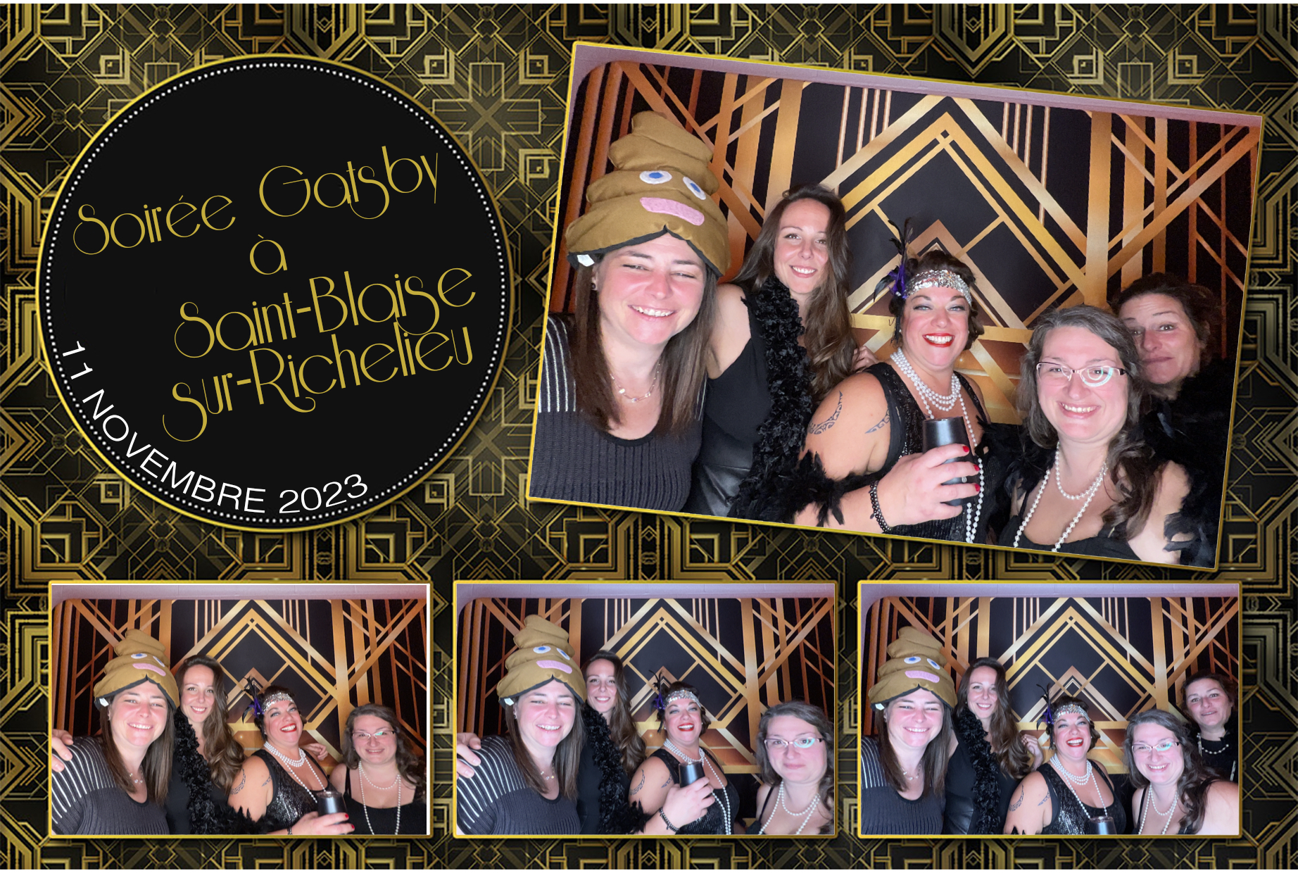Soirée Gatsby à Saint-Blaise-sur-Richelieu | View more photos from the event at album.pbooth.red/u/Photobooth-RED/Soirée-Gatsby-à-Saint-Blaise-sur-Richelieu