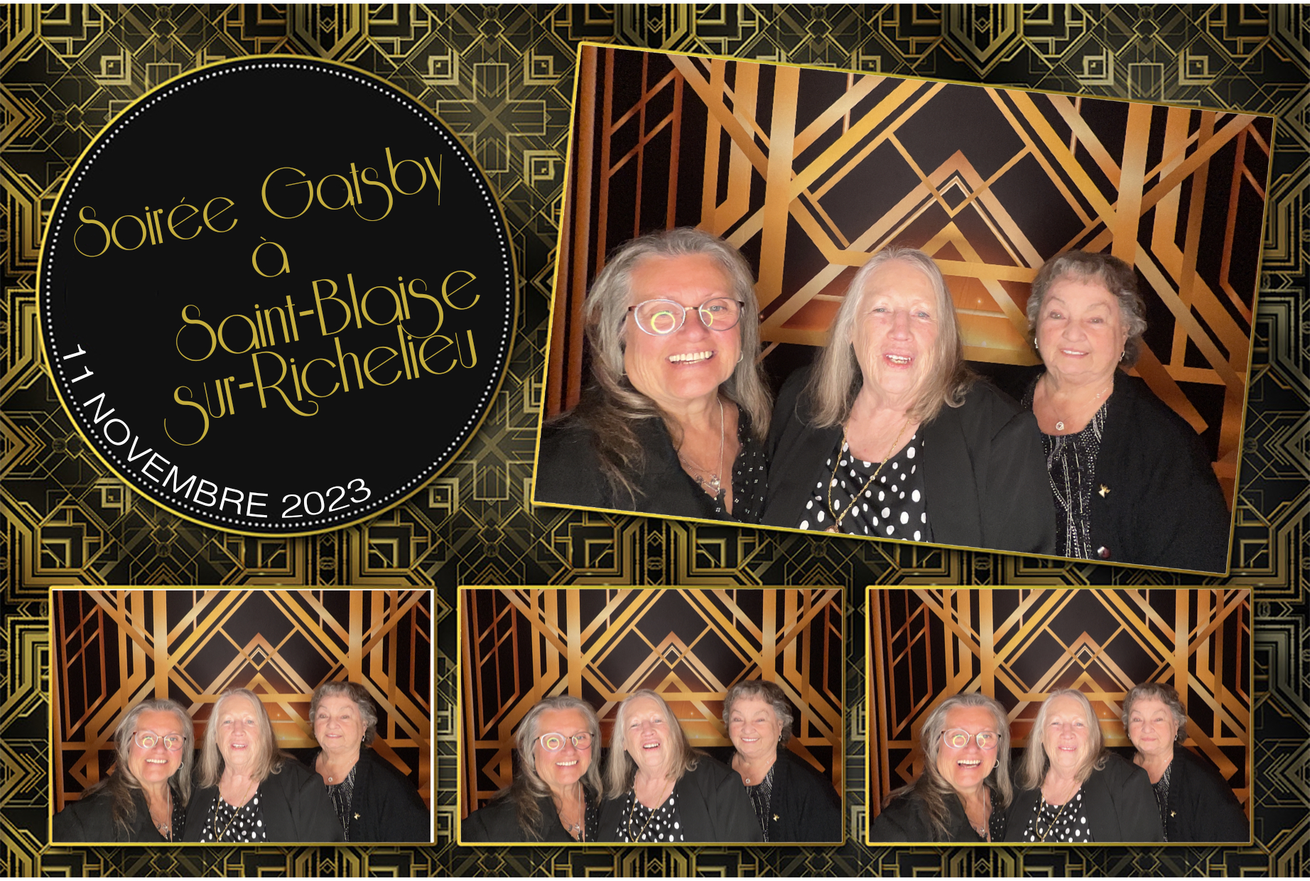 Soirée Gatsby à Saint-Blaise-sur-Richelieu | View more photos from the event at album.pbooth.red/u/Photobooth-RED/Soirée-Gatsby-à-Saint-Blaise-sur-Richelieu