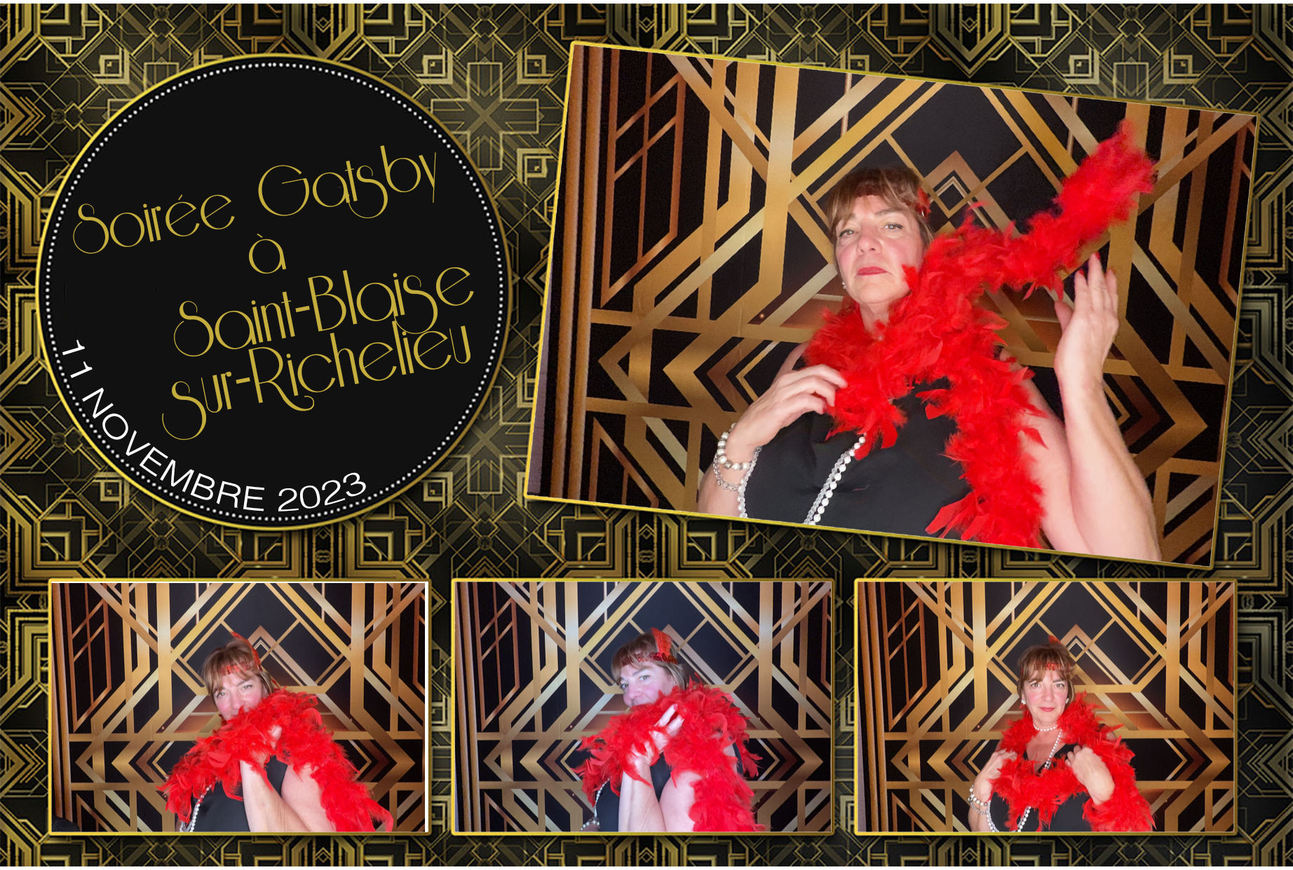 Soirée Gatsby à Saint-Blaise-sur-Richelieu | View more photos from the event at album.pbooth.red/u/Photobooth-RED/Soirée-Gatsby-à-Saint-Blaise-sur-Richelieu