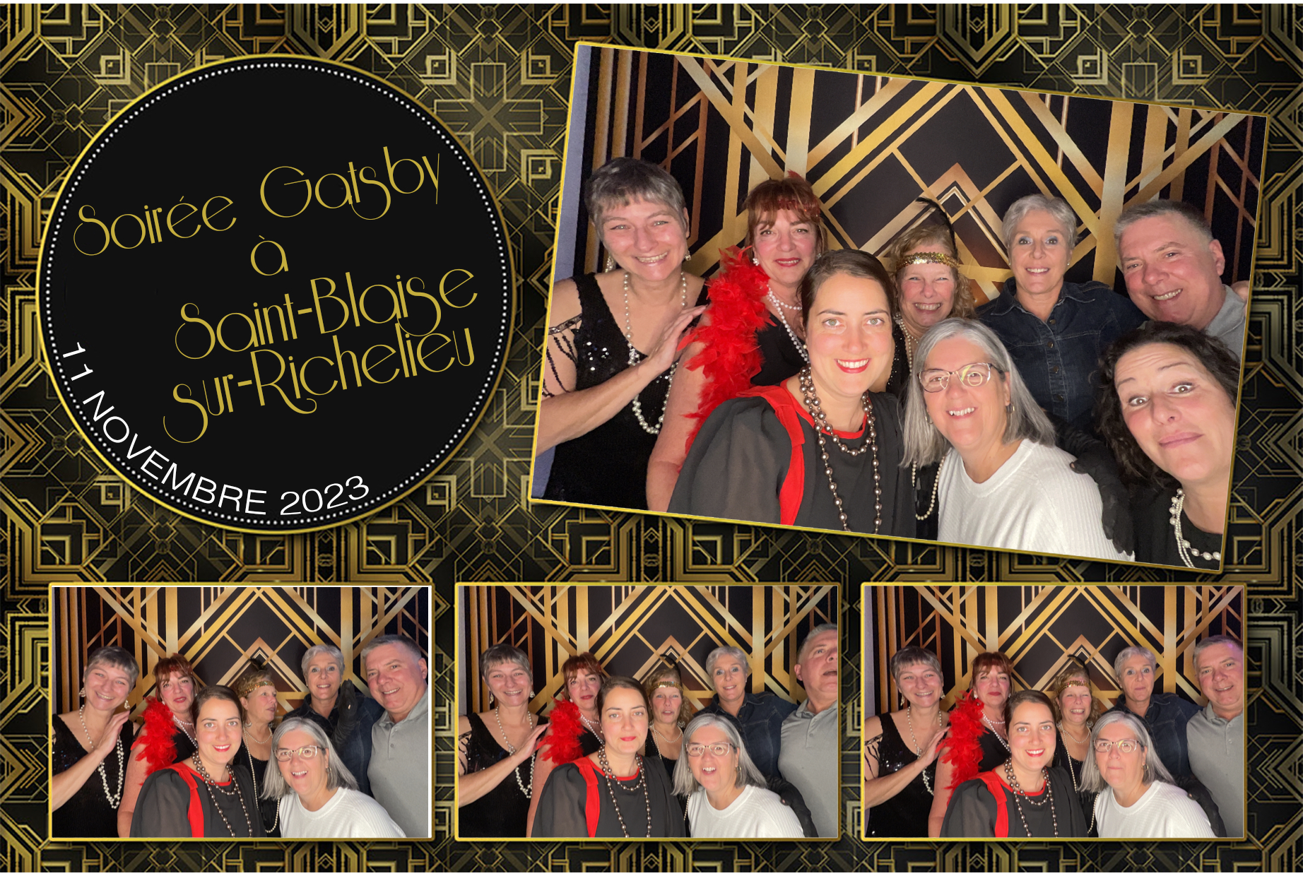 Soirée Gatsby à Saint-Blaise-sur-Richelieu | View more photos from the event at album.pbooth.red/u/Photobooth-RED/Soirée-Gatsby-à-Saint-Blaise-sur-Richelieu
