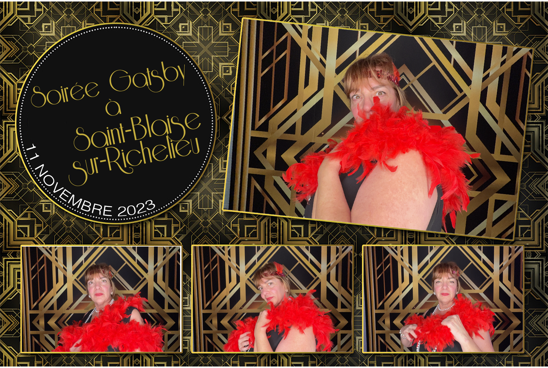 Soirée Gatsby à Saint-Blaise-sur-Richelieu | View more photos from the event at album.pbooth.red/u/Photobooth-RED/Soirée-Gatsby-à-Saint-Blaise-sur-Richelieu