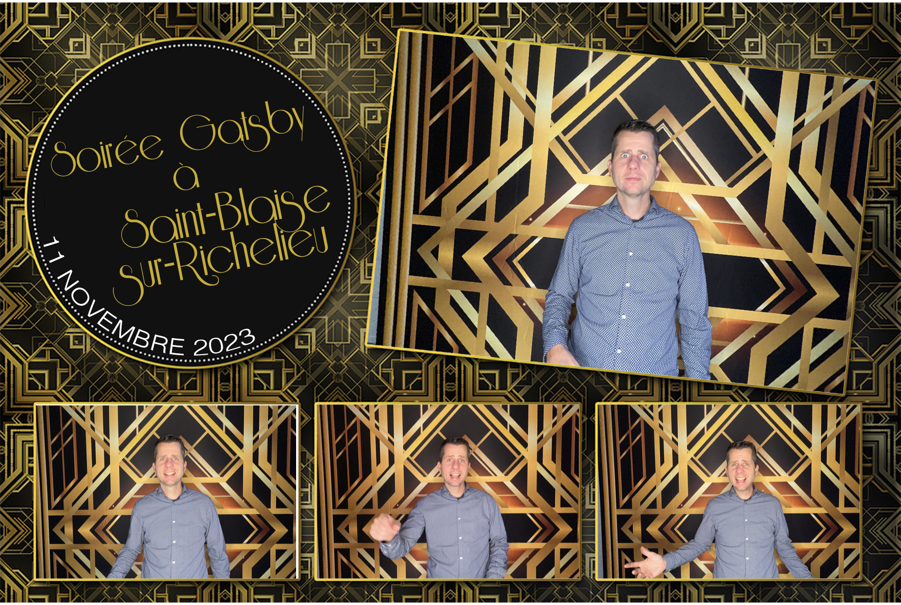 Soirée Gatsby à Saint-Blaise-sur-Richelieu | View more photos from the event at album.pbooth.red/u/Photobooth-RED/Soirée-Gatsby-à-Saint-Blaise-sur-Richelieu