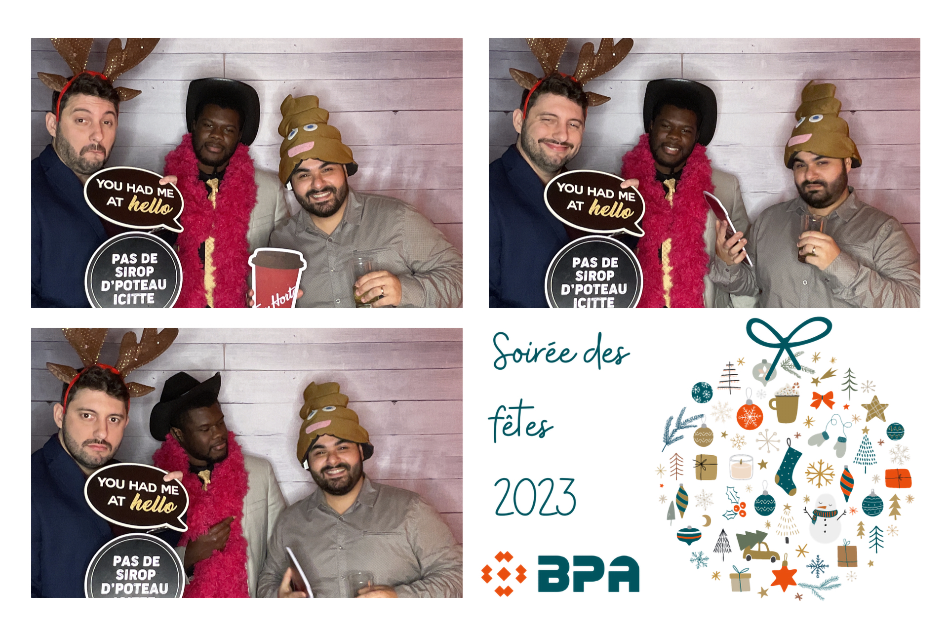 Soirée des fêtes BPA 2023 | View more photos from the event at album.pbooth.red/u/Photobooth-RED/Soirée-des-fêtes-BPA-2023