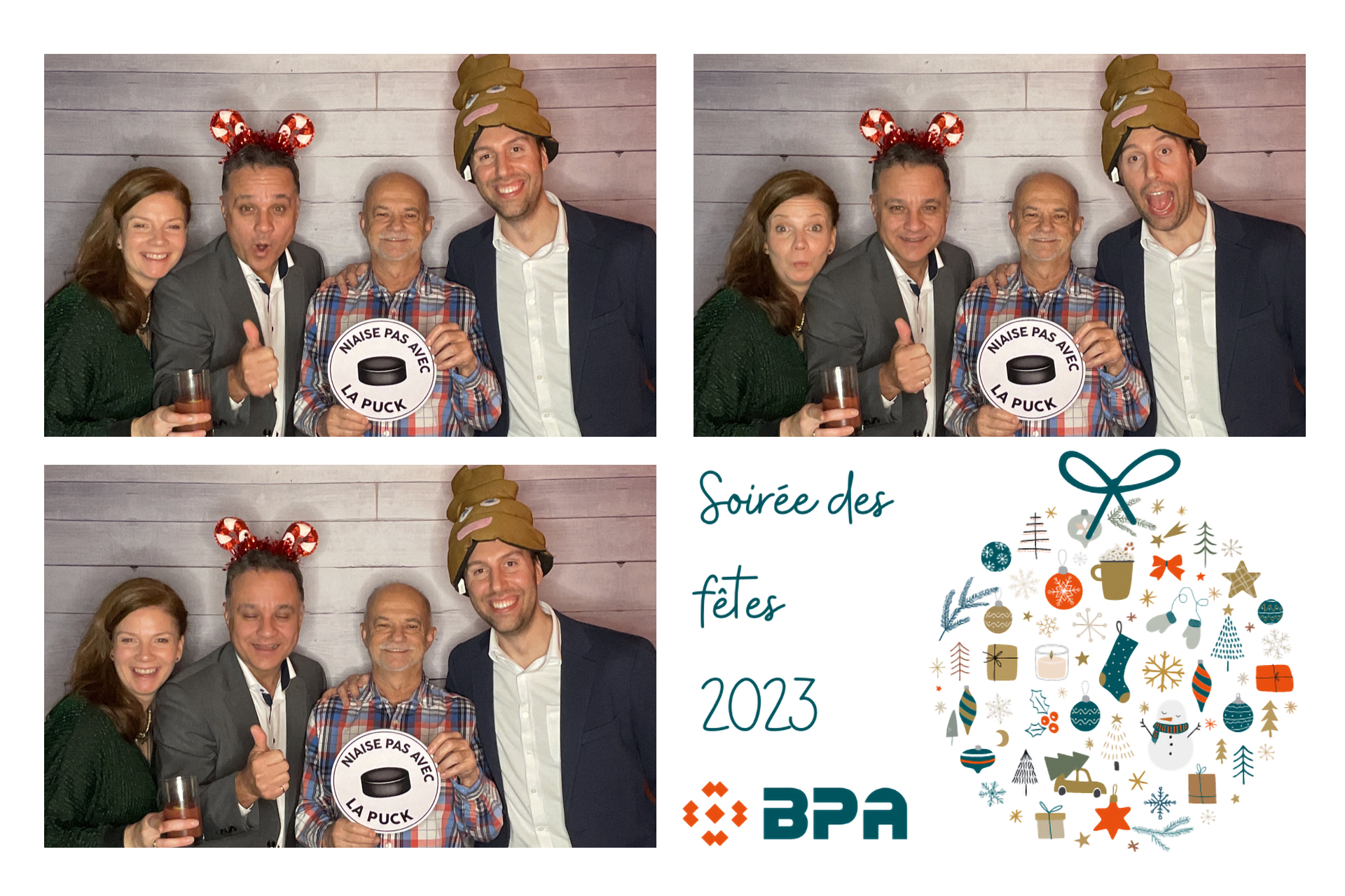 Soirée des fêtes BPA 2023 | View more photos from the event at album.pbooth.red/u/Photobooth-RED/Soirée-des-fêtes-BPA-2023