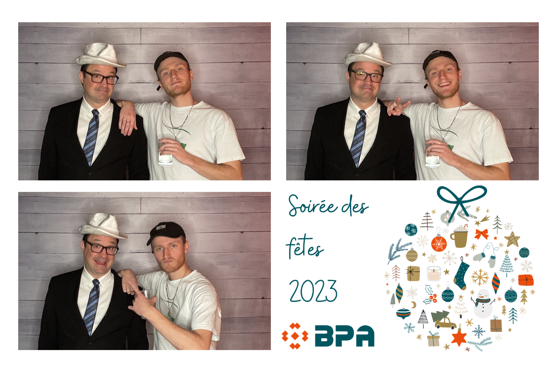 Soirée des fêtes BPA 2023 | View more photos from the event at album.pbooth.red/u/Photobooth-RED/Soirée-des-fêtes-BPA-2023
