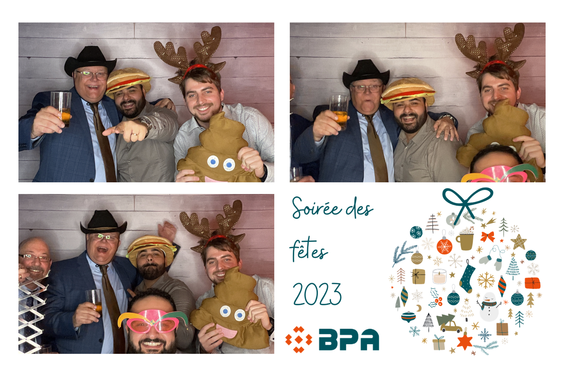 Soirée des fêtes BPA 2023 | View more photos from the event at album.pbooth.red/u/Photobooth-RED/Soirée-des-fêtes-BPA-2023