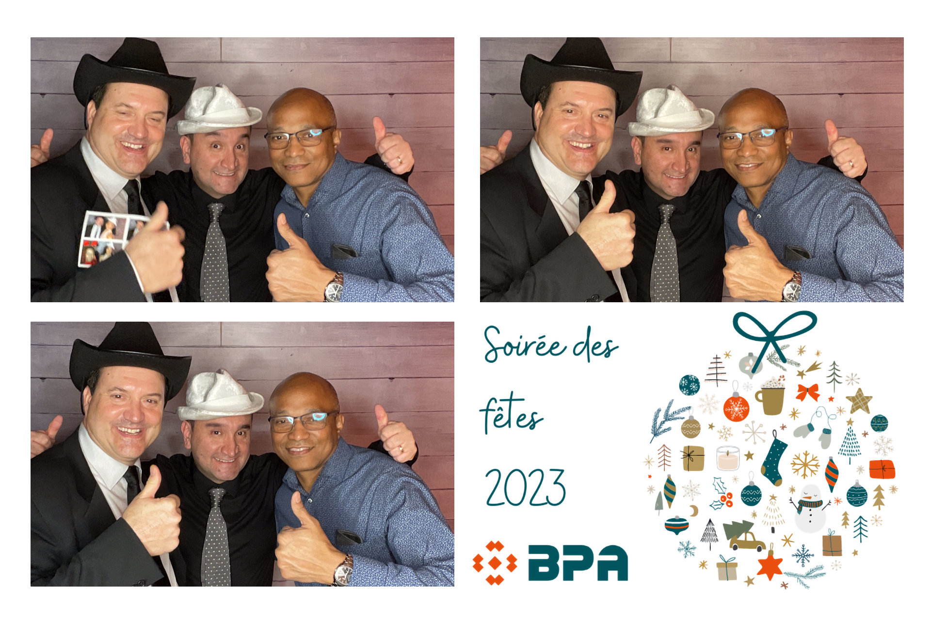 Soirée des fêtes BPA 2023 | View more photos from the event at album.pbooth.red/u/Photobooth-RED/Soirée-des-fêtes-BPA-2023