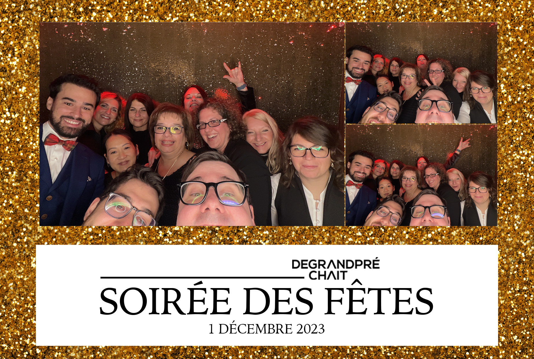 Soirée des fêtes DeGrandPré Chait | View more photos from the event at album.pbooth.red/u/Photobooth-RED/Soirée-des-fêtes-DeGrandPré-Chait