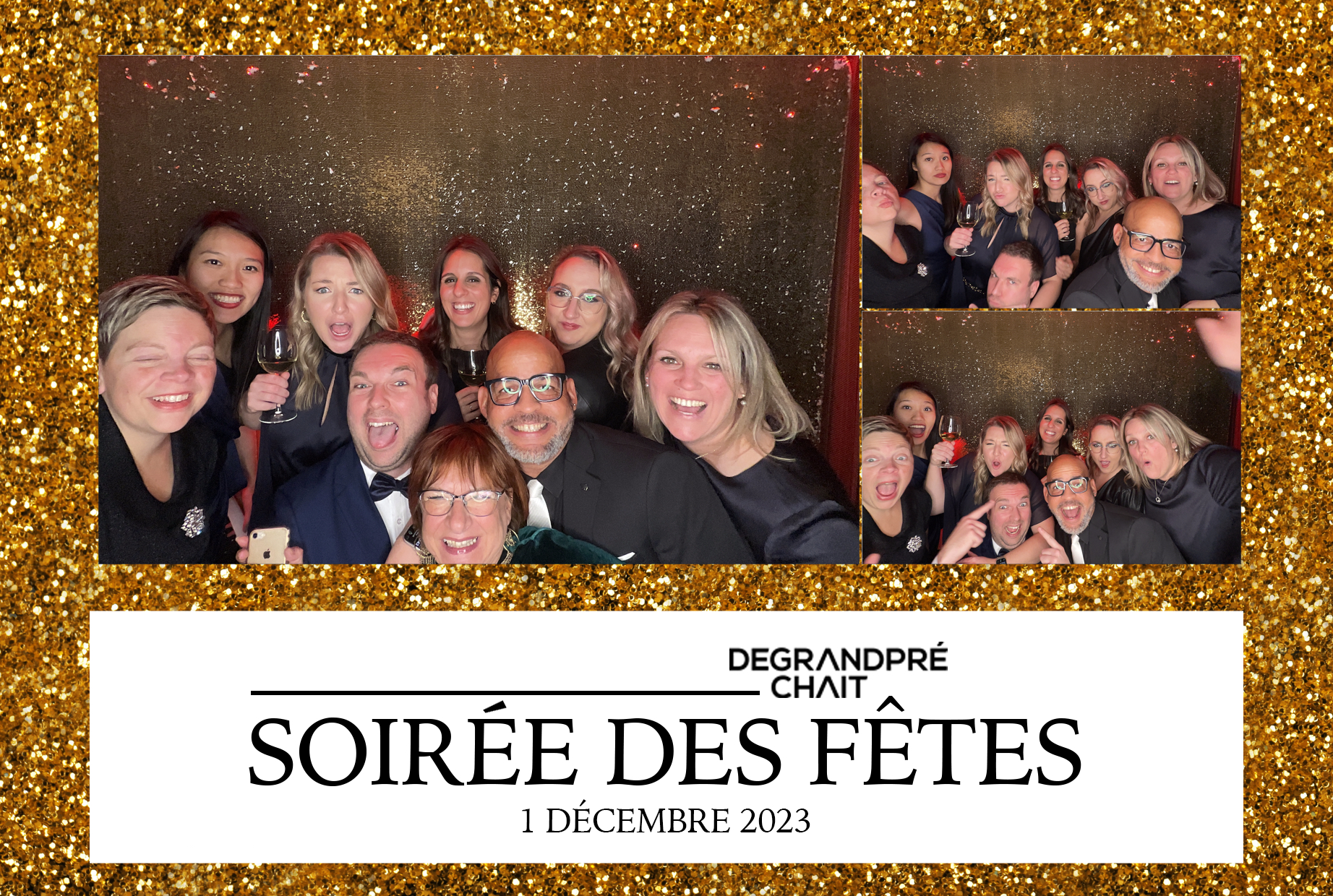 Soirée des fêtes DeGrandPré Chait | View more photos from the event at album.pbooth.red/u/Photobooth-RED/Soirée-des-fêtes-DeGrandPré-Chait