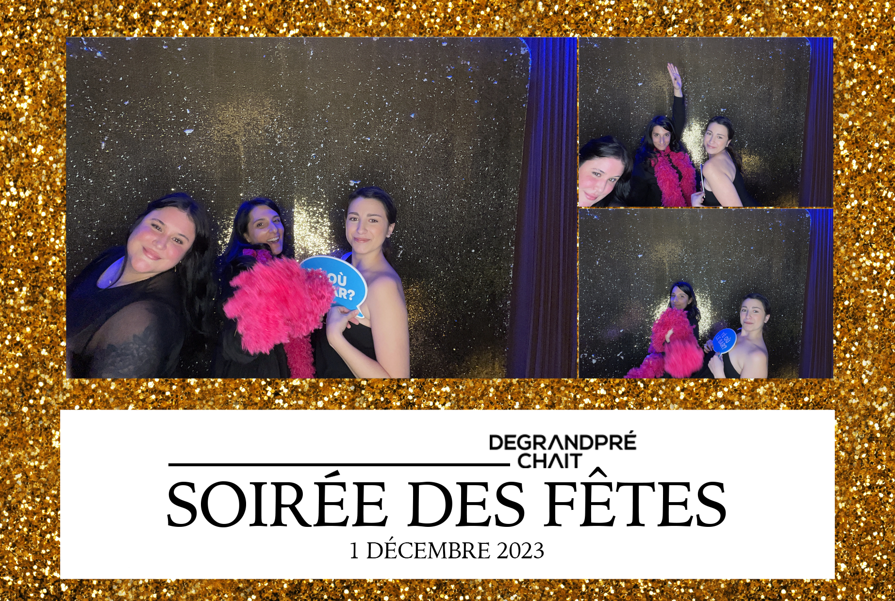 Soirée des fêtes DeGrandPré Chait | View more photos from the event at album.pbooth.red/u/Photobooth-RED/Soirée-des-fêtes-DeGrandPré-Chait