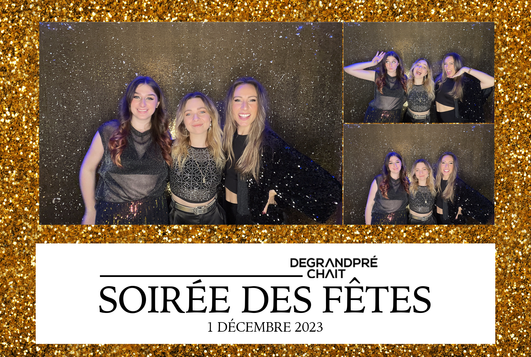 Soirée des fêtes DeGrandPré Chait | View more photos from the event at album.pbooth.red/u/Photobooth-RED/Soirée-des-fêtes-DeGrandPré-Chait