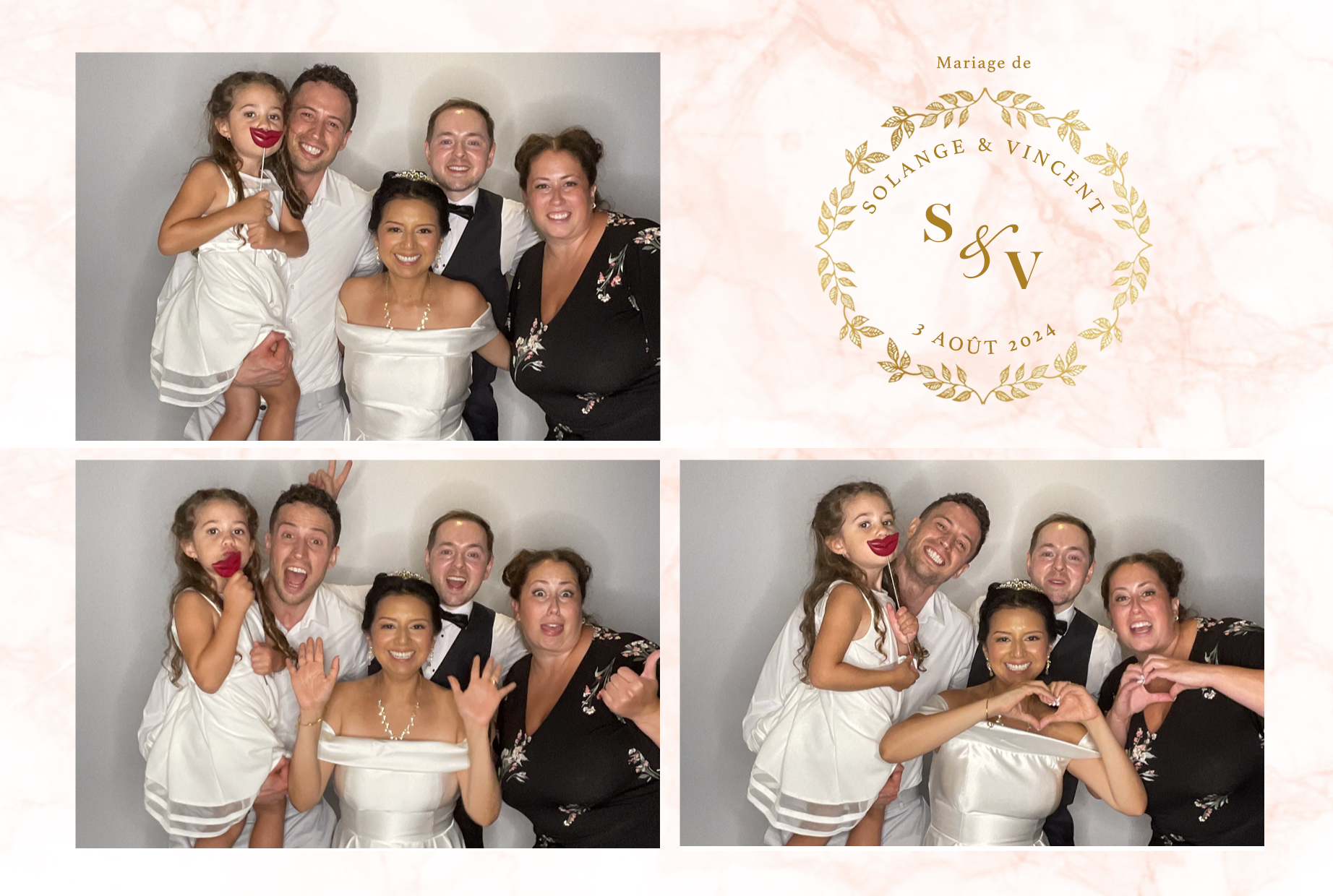 Mariage Vincent et Solange  | View more photos from the event at album.pbooth.red/u/Photobooth-RED/Mariage-Vincent-et-Solange