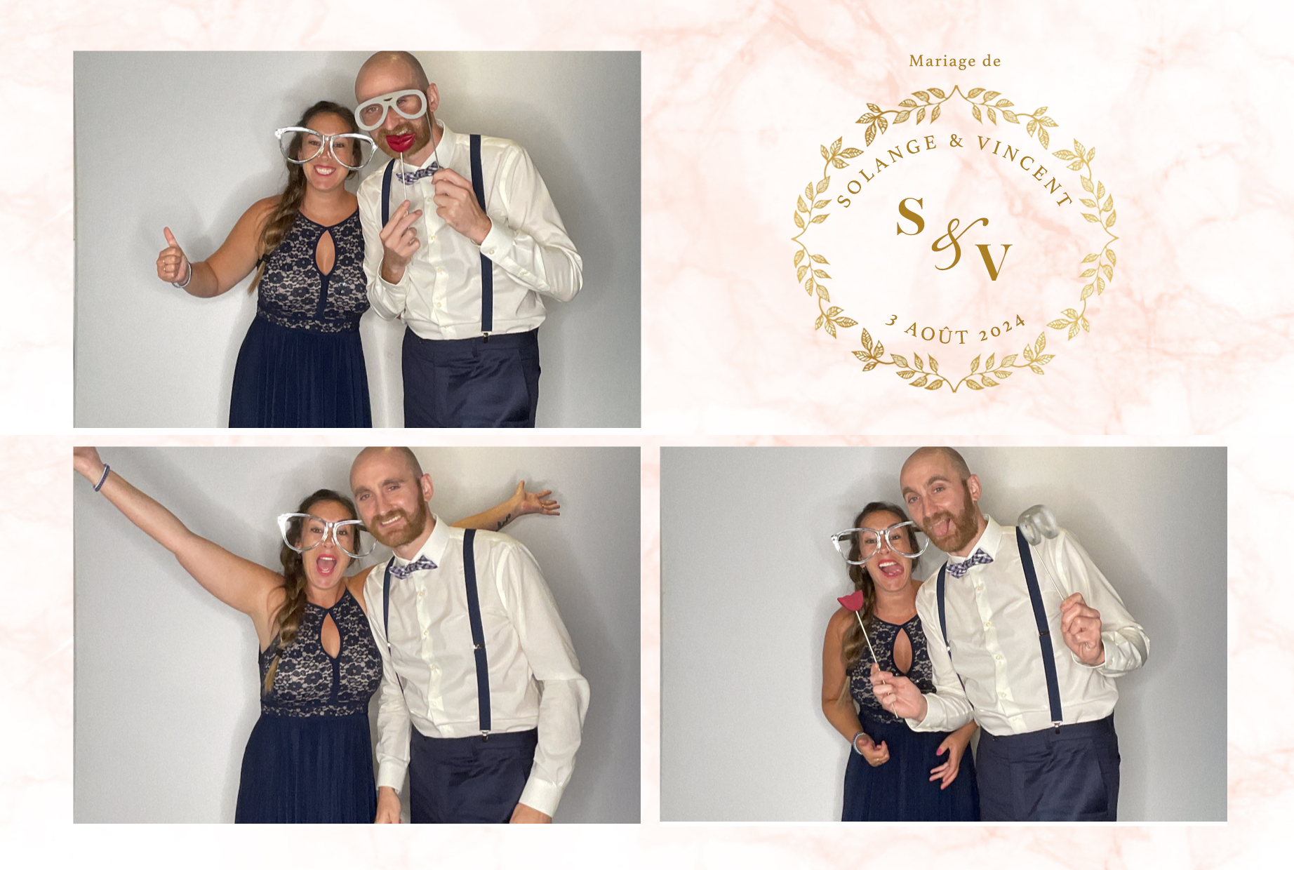 Mariage Vincent et Solange  | View more photos from the event at album.pbooth.red/u/Photobooth-RED/Mariage-Vincent-et-Solange