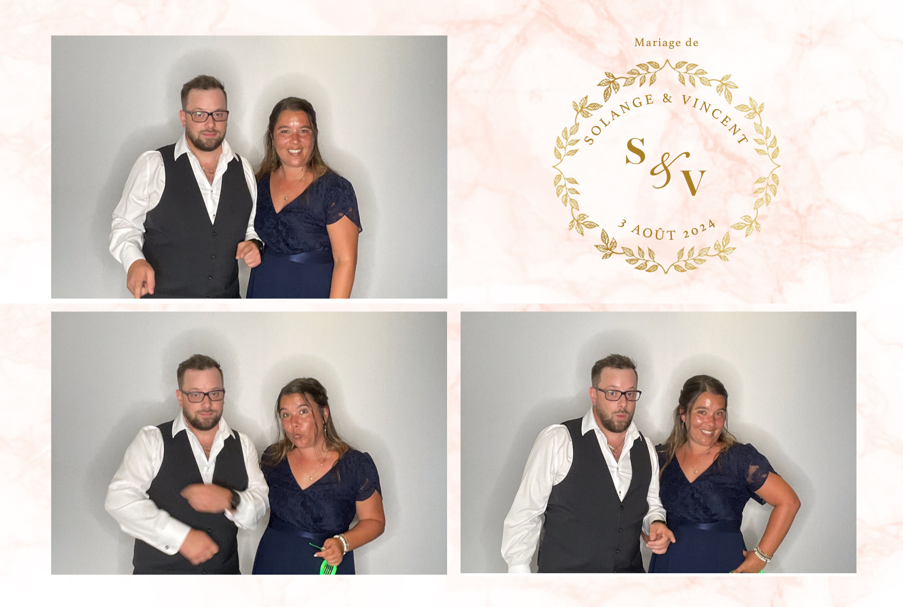 Mariage Vincent et Solange  | View more photos from the event at album.pbooth.red/u/Photobooth-RED/Mariage-Vincent-et-Solange