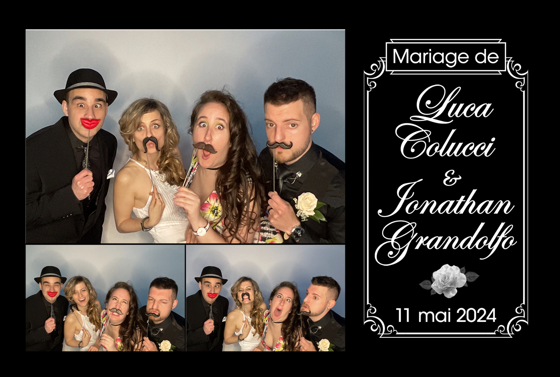 Mariage de Jonathan Grandolfo et Luca Colucci | View more photos from the event at album.pbooth.red/u/Photobooth-RED/Mariage-de-Jonathan-Grandolfo-et-Luca-Colucci