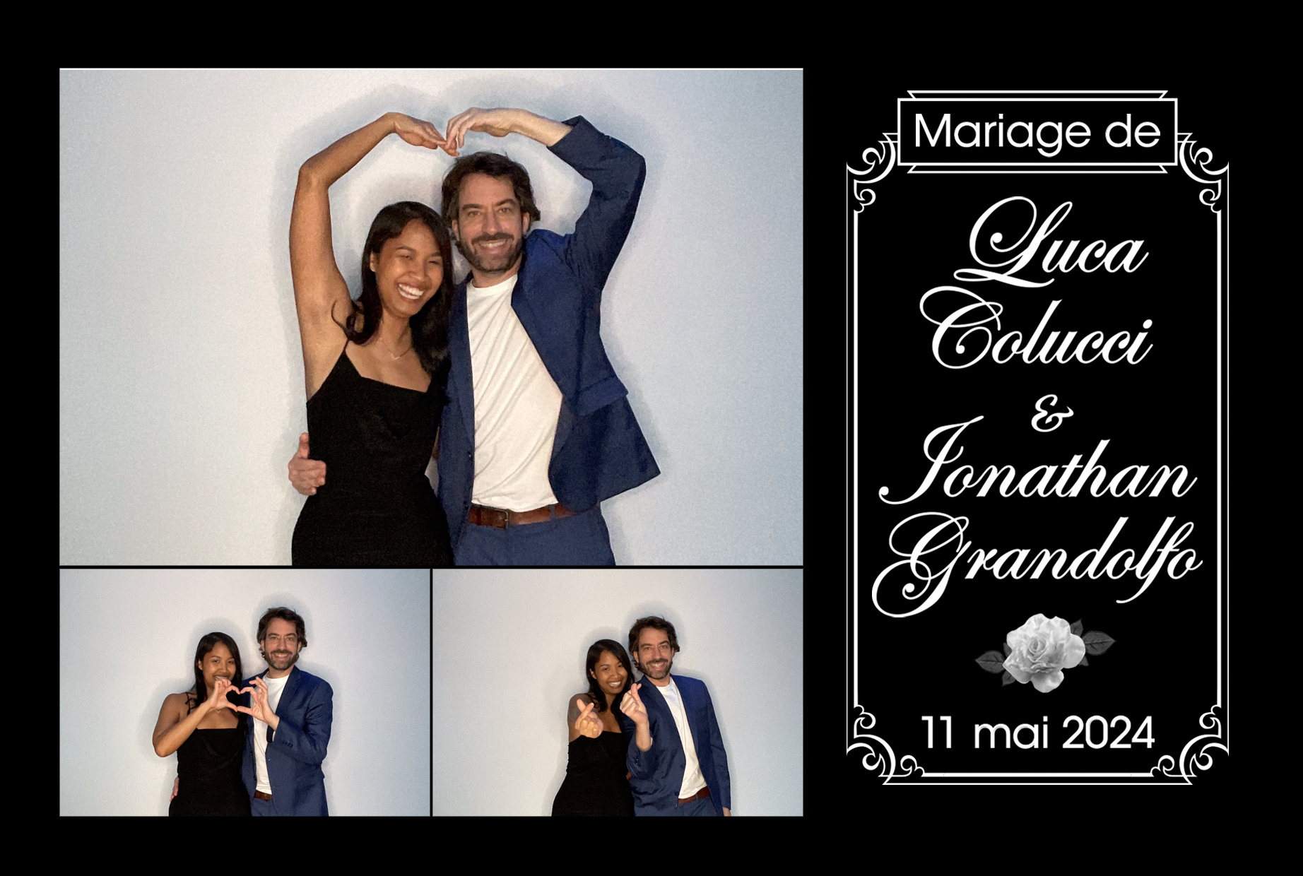 Mariage de Jonathan Grandolfo et Luca Colucci | View more photos from the event at album.pbooth.red/u/Photobooth-RED/Mariage-de-Jonathan-Grandolfo-et-Luca-Colucci