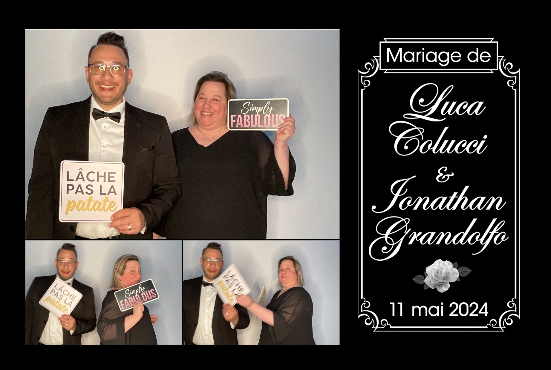 Mariage de Jonathan Grandolfo et Luca Colucci | View more photos from the event at album.pbooth.red/u/Photobooth-RED/Mariage-de-Jonathan-Grandolfo-et-Luca-Colucci