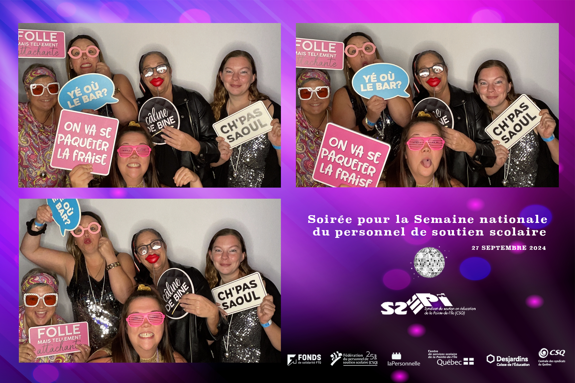  Syndicat du personnel soutient pointe de l'île  | View more photos from the event at album.pbooth.red/u/Photobooth-RED/Syndicat-du-personnel-soutient-pointe-de-lîle