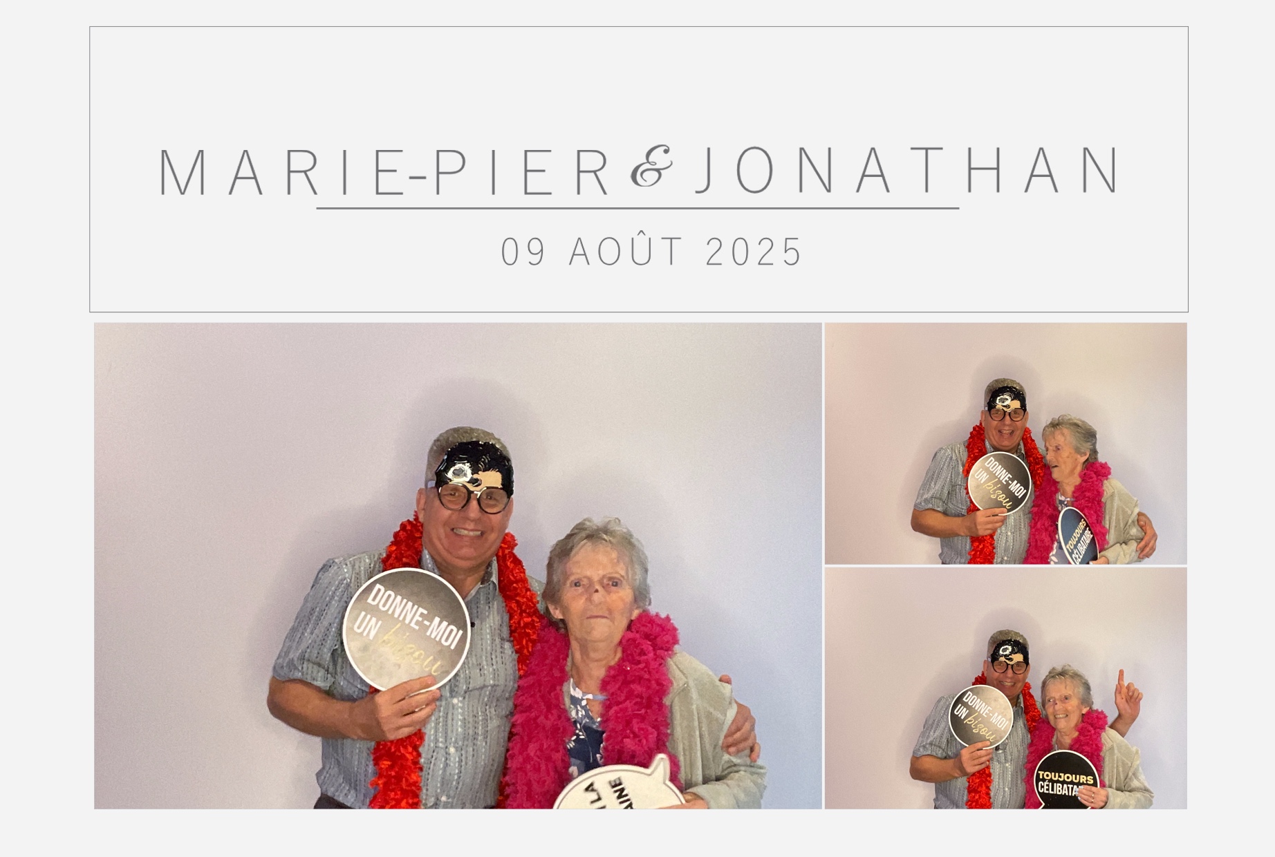 Mariage Marie-Pier et Jonathan  | View more photos from the event at album.pbooth.red/u/Photobooth-RED/Mariage-Marie-Pier-et-Jonathan