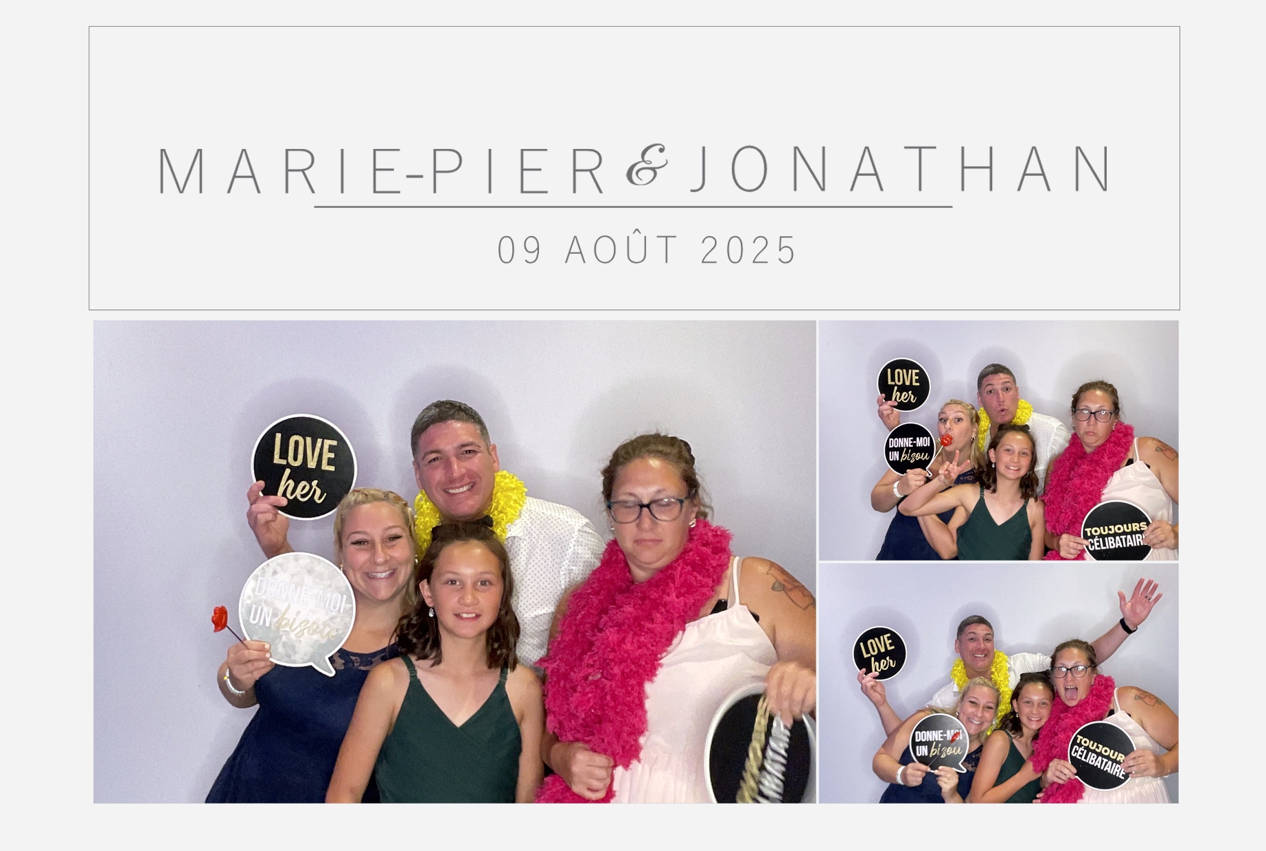 Mariage Marie-Pier et Jonathan  | View more photos from the event at album.pbooth.red/u/Photobooth-RED/Mariage-Marie-Pier-et-Jonathan