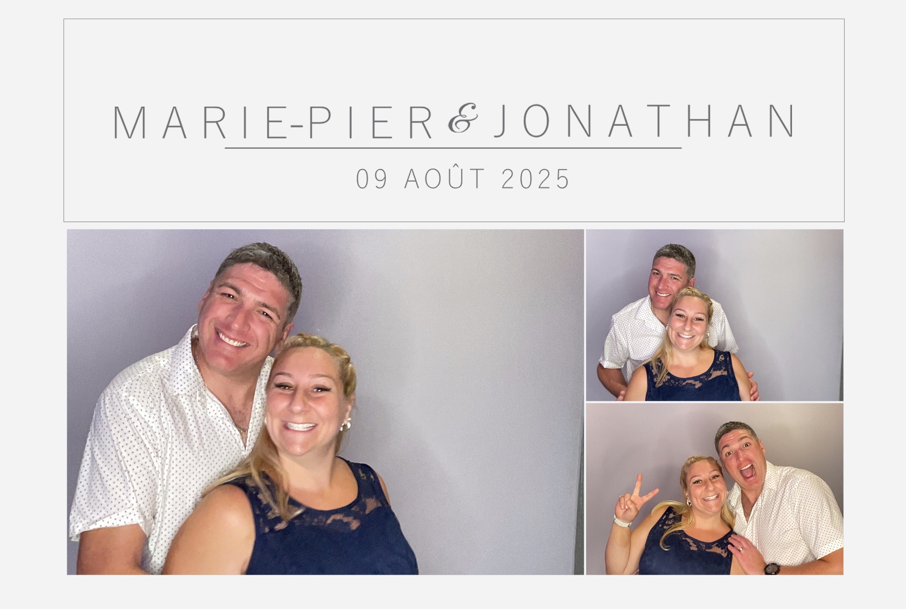 Mariage Marie-Pier et Jonathan  | View more photos from the event at album.pbooth.red/u/Photobooth-RED/Mariage-Marie-Pier-et-Jonathan