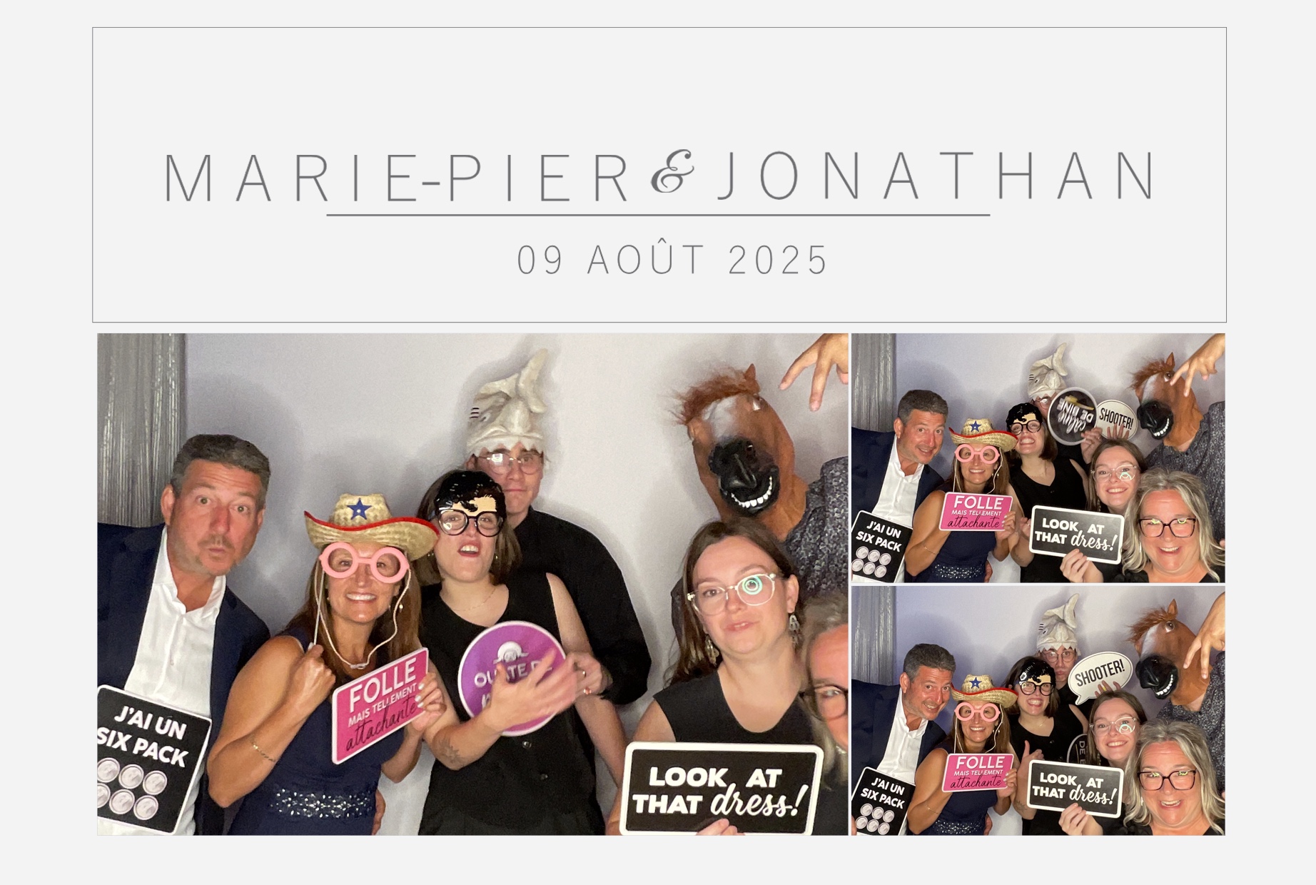 Mariage Marie-Pier et Jonathan  | View more photos from the event at album.pbooth.red/u/Photobooth-RED/Mariage-Marie-Pier-et-Jonathan