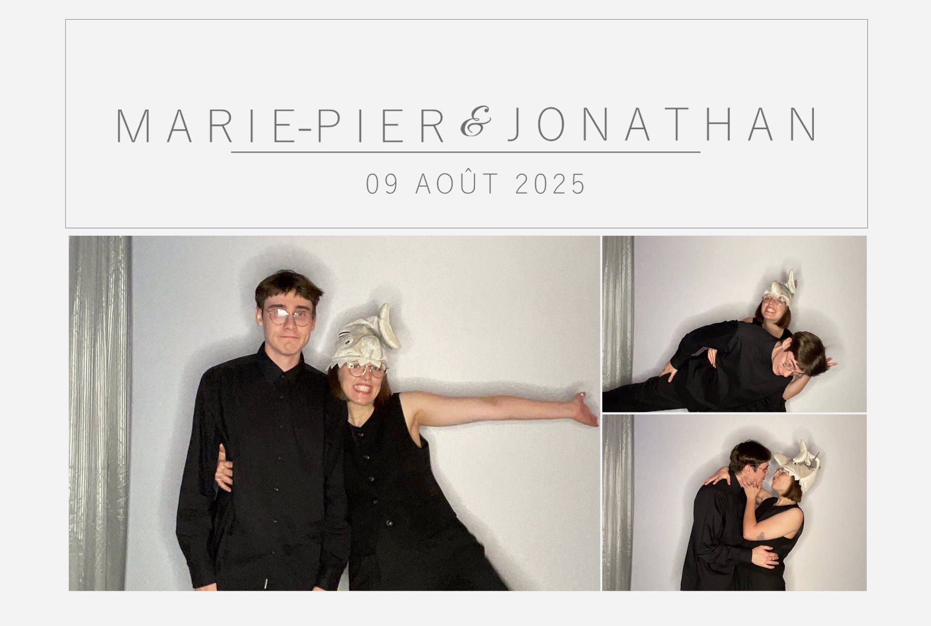 Mariage Marie-Pier et Jonathan  | View more photos from the event at album.pbooth.red/u/Photobooth-RED/Mariage-Marie-Pier-et-Jonathan