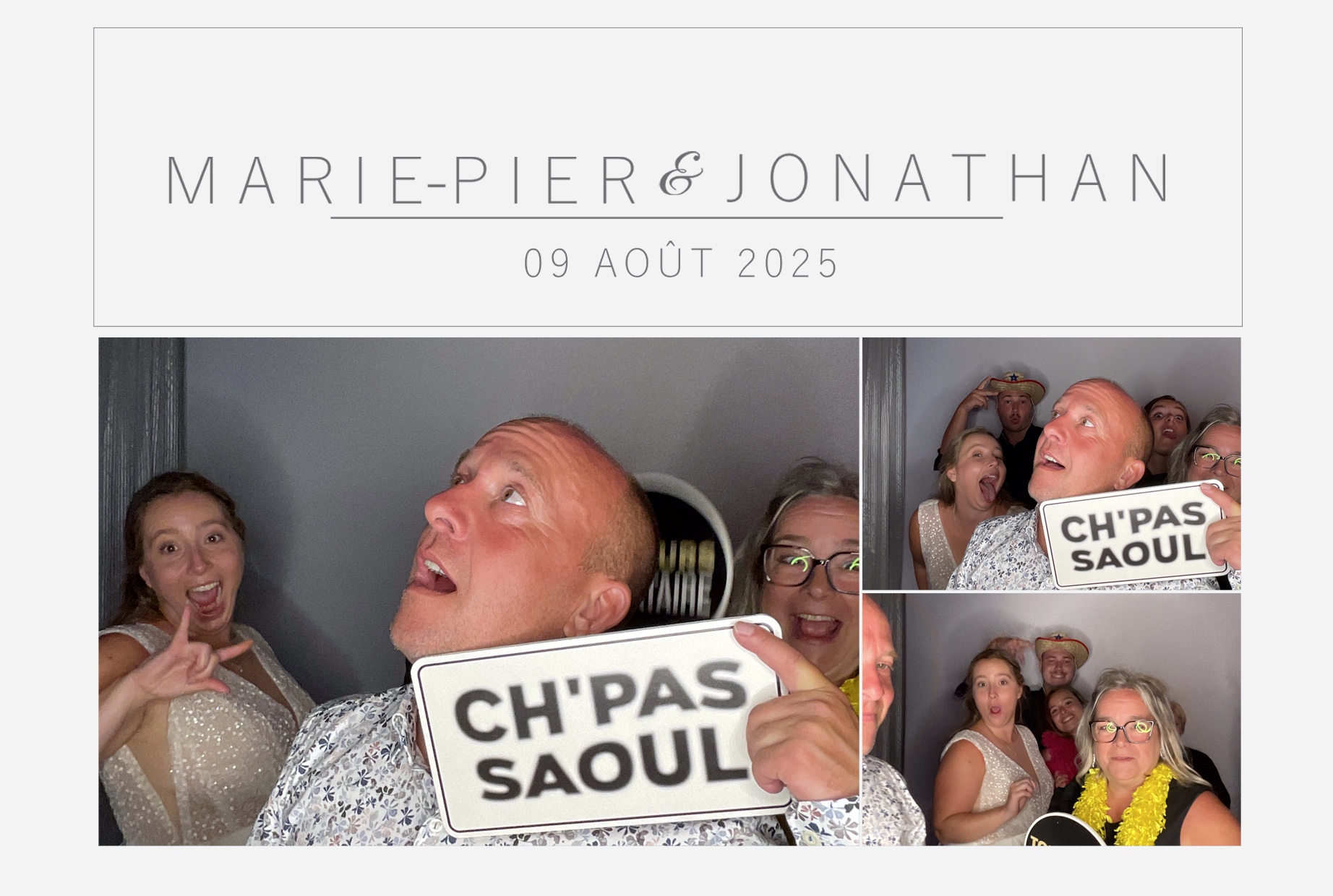 Mariage Marie-Pier et Jonathan  | View more photos from the event at album.pbooth.red/u/Photobooth-RED/Mariage-Marie-Pier-et-Jonathan