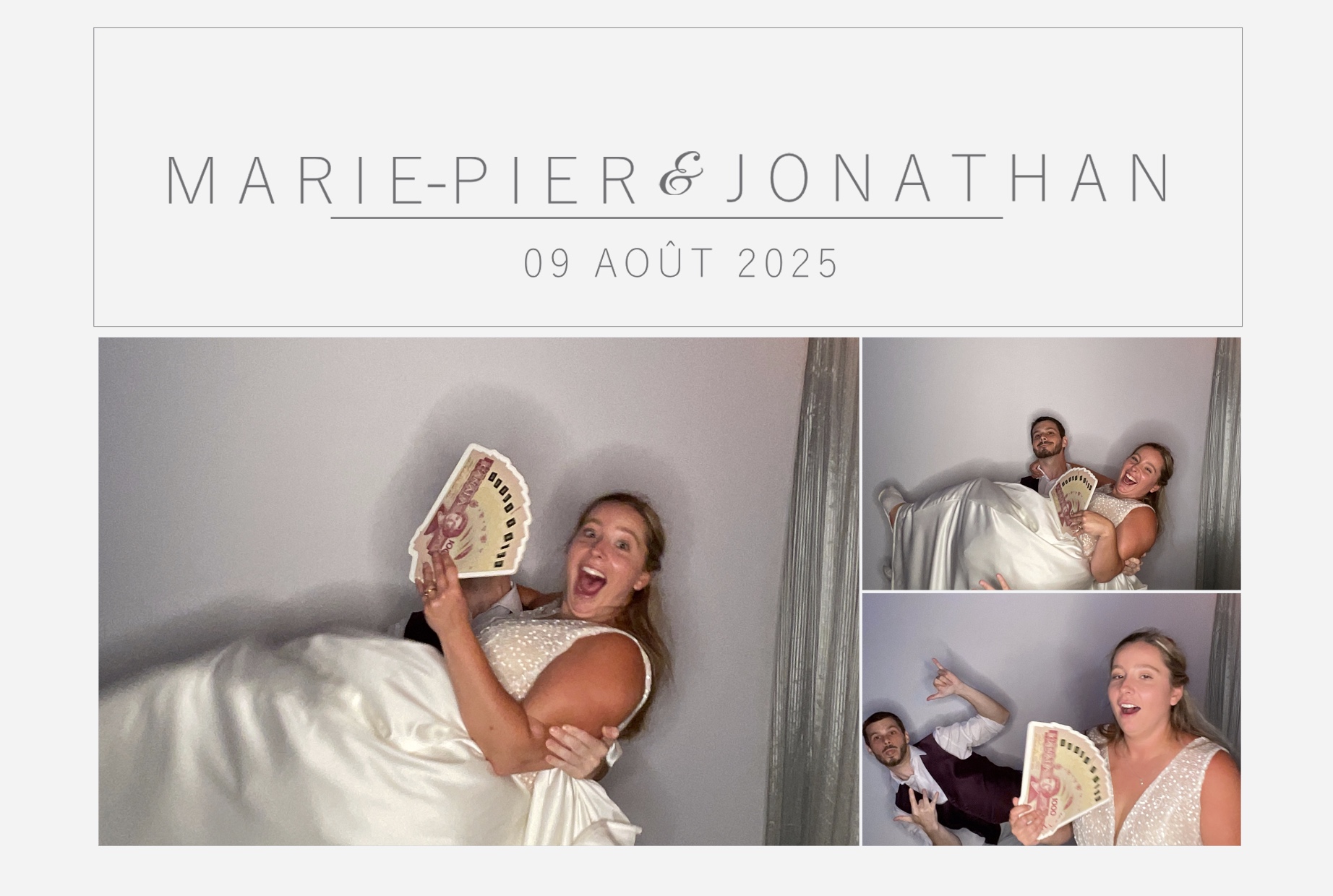 Mariage Marie-Pier et Jonathan  | View more photos from the event at album.pbooth.red/u/Photobooth-RED/Mariage-Marie-Pier-et-Jonathan