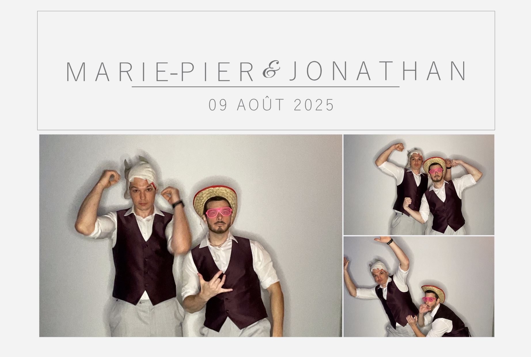 Mariage Marie-Pier et Jonathan  | View more photos from the event at album.pbooth.red/u/Photobooth-RED/Mariage-Marie-Pier-et-Jonathan