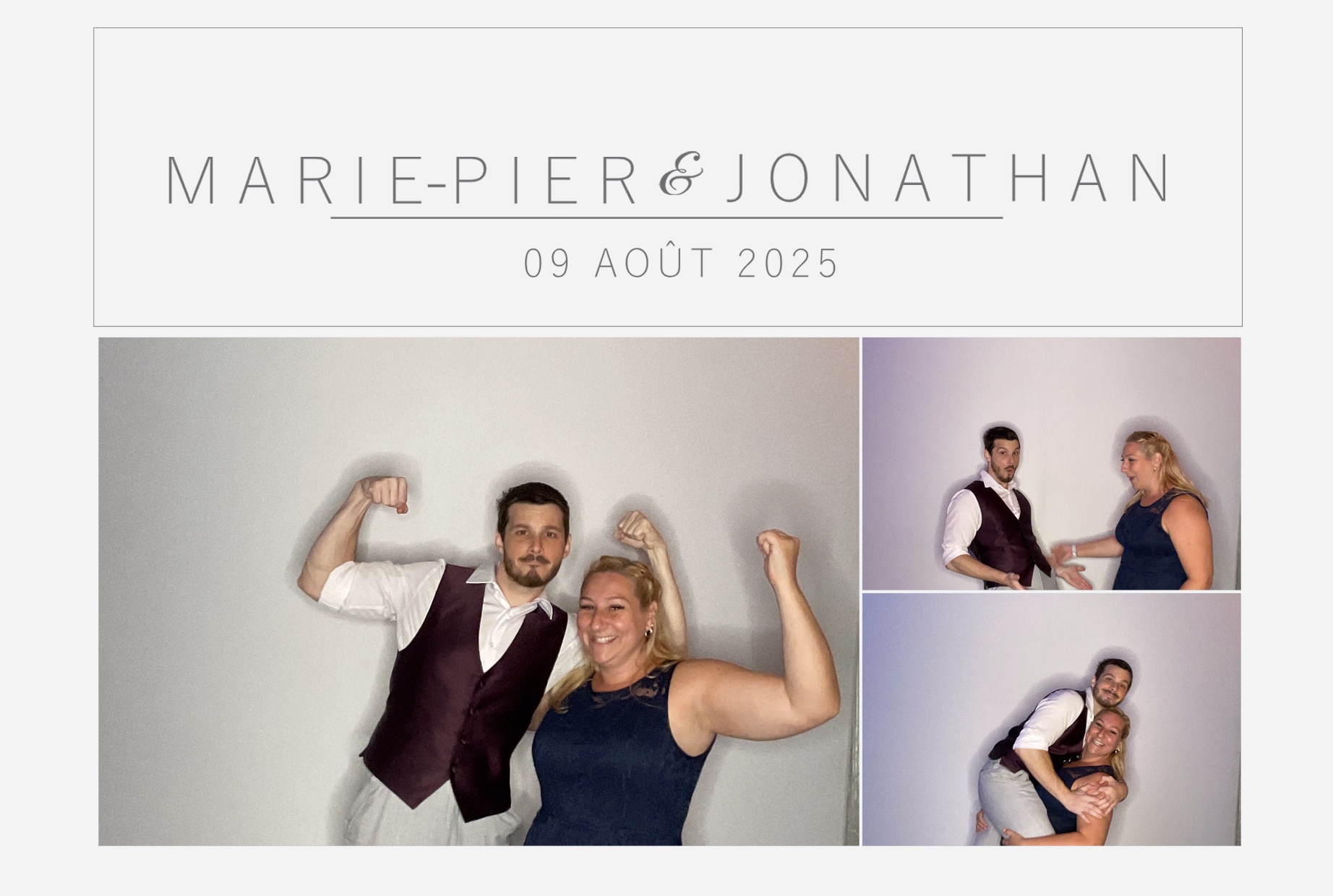 Mariage Marie-Pier et Jonathan  | View more photos from the event at album.pbooth.red/u/Photobooth-RED/Mariage-Marie-Pier-et-Jonathan