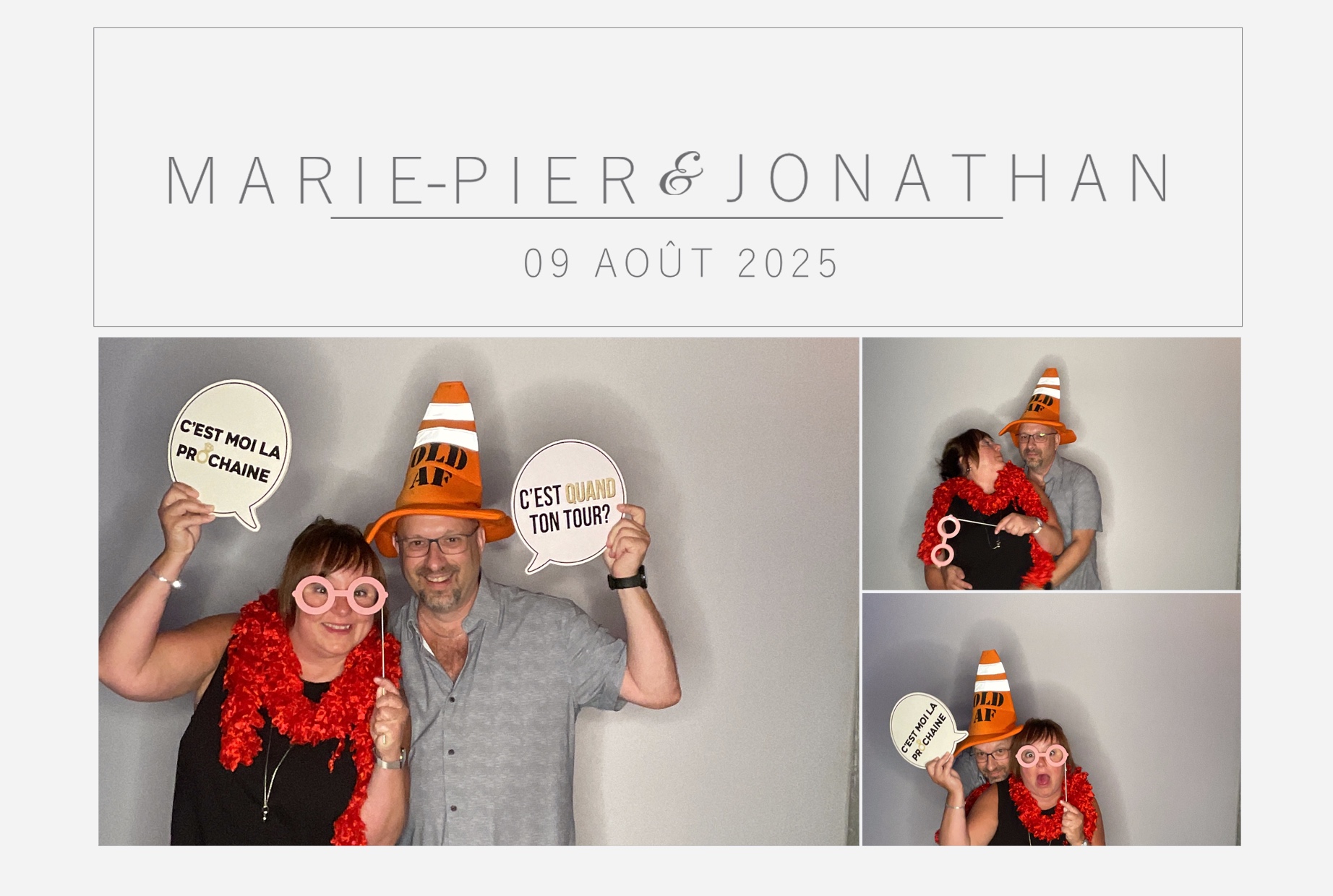 Mariage Marie-Pier et Jonathan  | View more photos from the event at album.pbooth.red/u/Photobooth-RED/Mariage-Marie-Pier-et-Jonathan