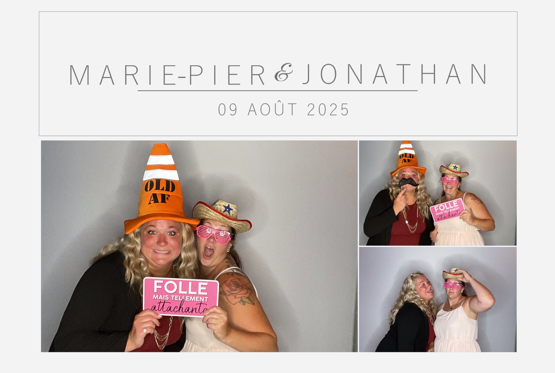 Mariage Marie-Pier et Jonathan  | View more photos from the event at album.pbooth.red/u/Photobooth-RED/Mariage-Marie-Pier-et-Jonathan