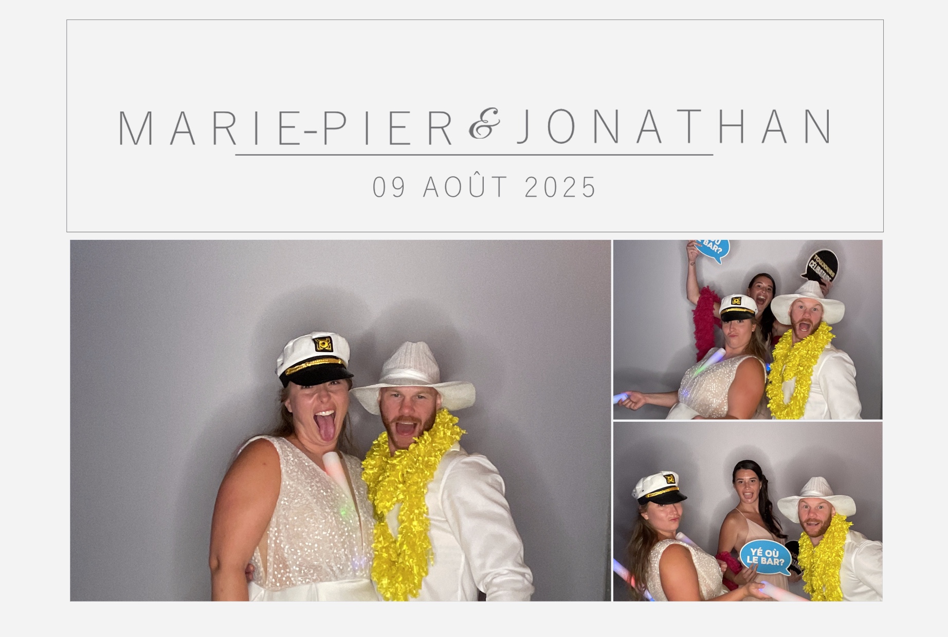 Mariage Marie-Pier et Jonathan  | View more photos from the event at album.pbooth.red/u/Photobooth-RED/Mariage-Marie-Pier-et-Jonathan